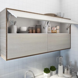 志邦 IK全屋定制 创意厨房 简约现代风格 整体橱柜定制 一字型 现代简约 IK IK-008