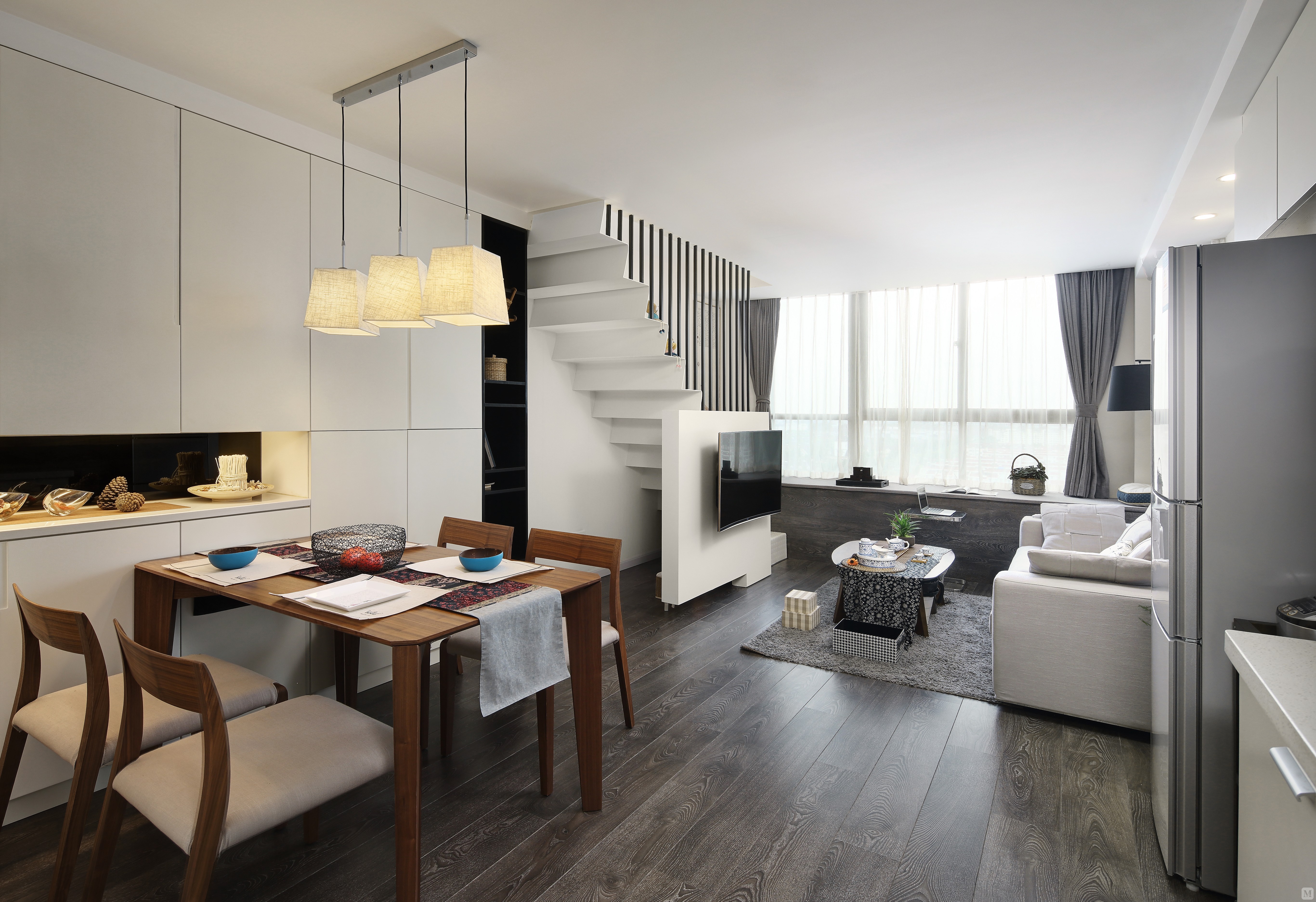 0万55㎡简约一房装修55㎡·loft情怀