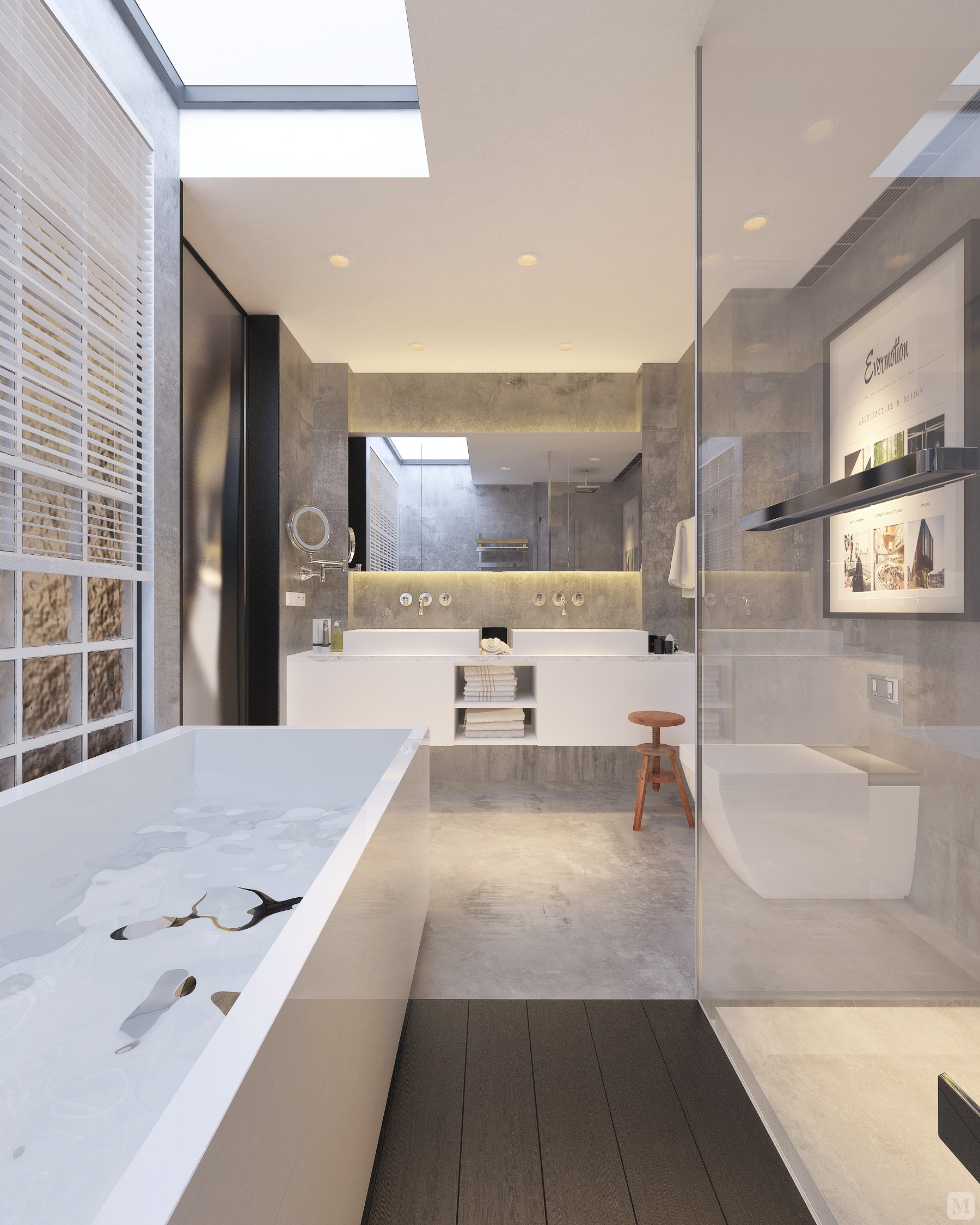 从屋主的生活形态与性格延伸为空间的设计概念,强调材料本身质地,透过