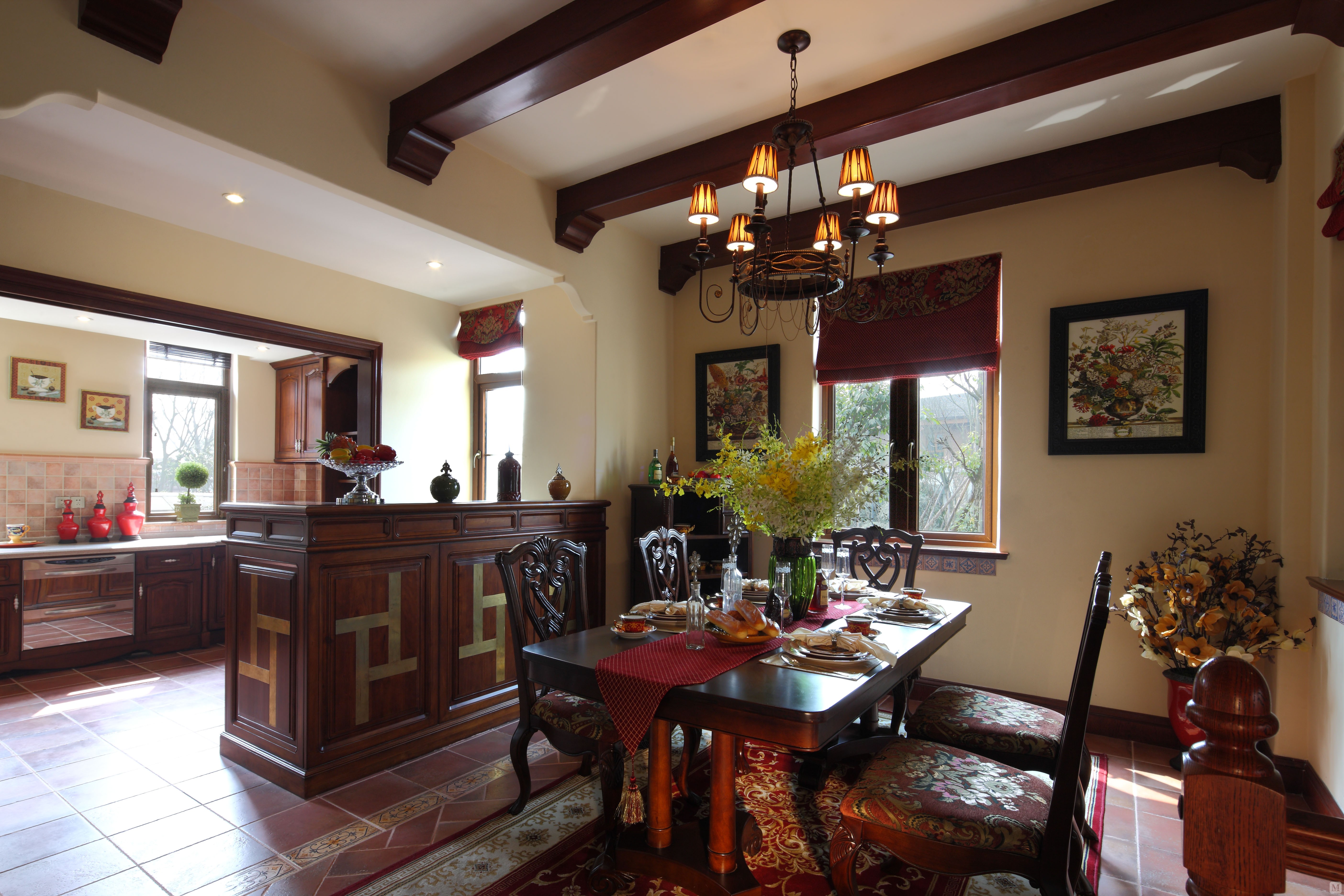 2万500㎡简欧复式装修成都棠湖泊林城样板间