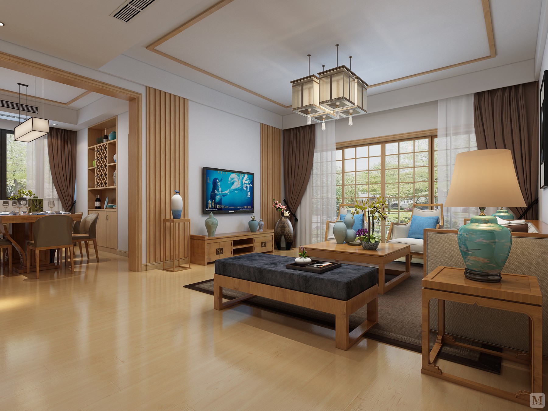 中国风并非完全意义上的复古明清,而是通过中式风格的特征,表达对清雅