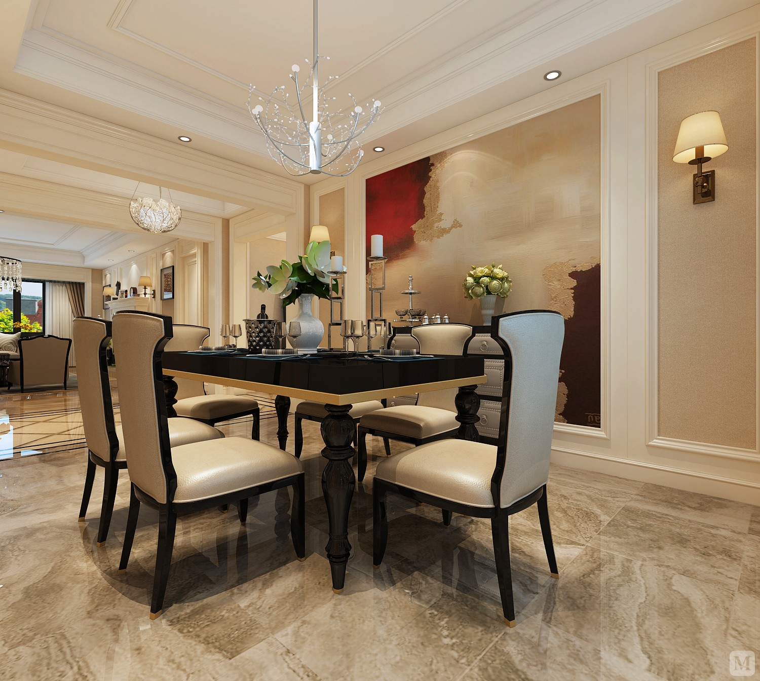 简美主义是美式乡村田园的一种升华,简约而不浮夸,且又不失自然色彩