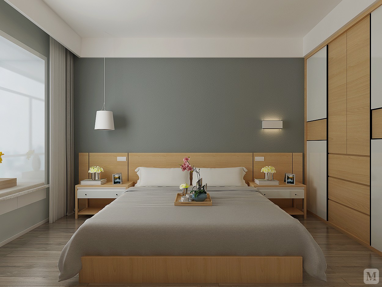 2万150㎡简约三房装修万佳阳光城(现代北欧)-红星美凯龙家装效果图