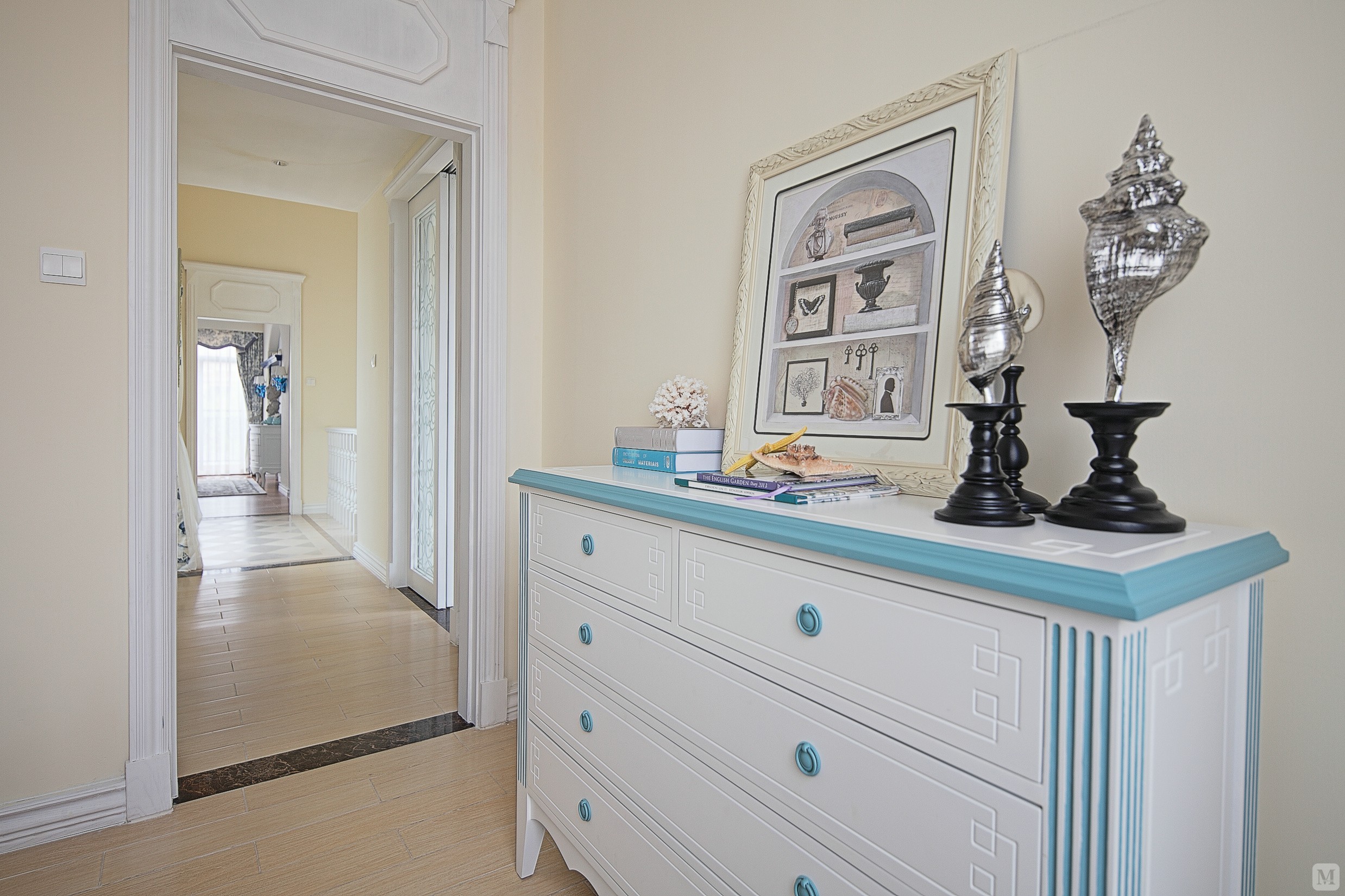 35.2万171㎡地中海四房装修浅色系唯美地中海风情