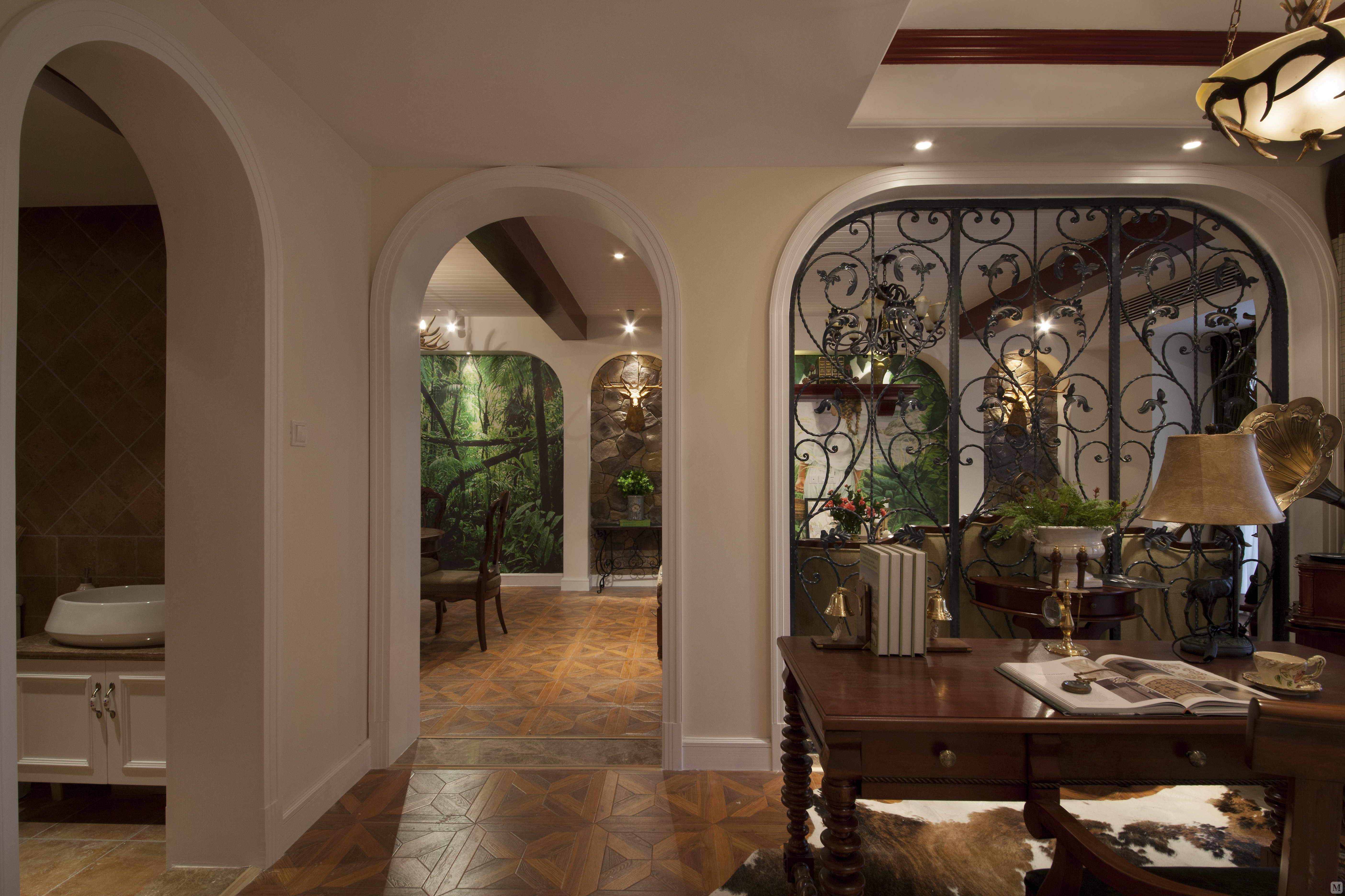 32.8万159㎡美式四房装修美式风格 丰汇城