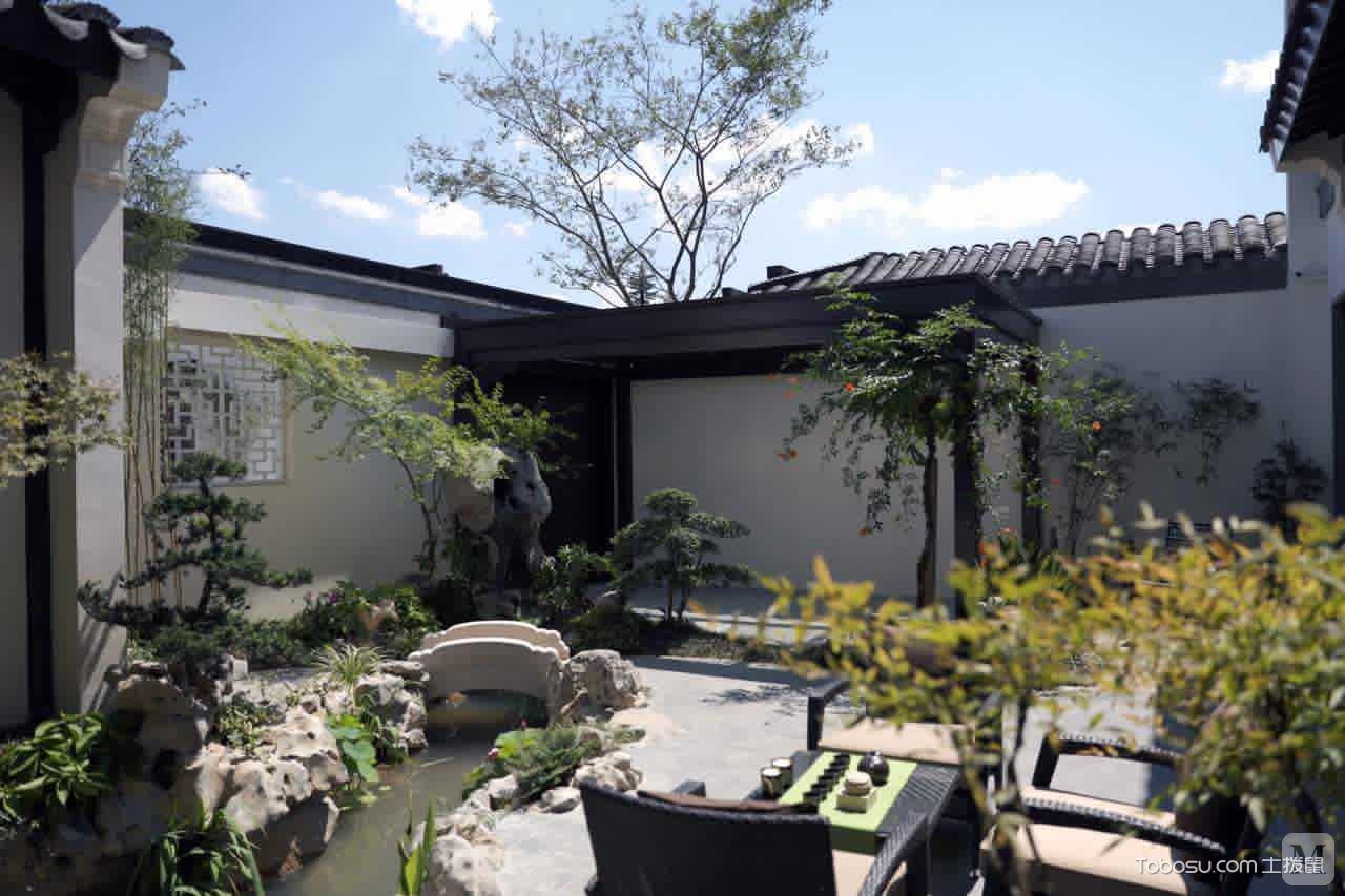 4万274㎡中式复式装修中式古典园林风格