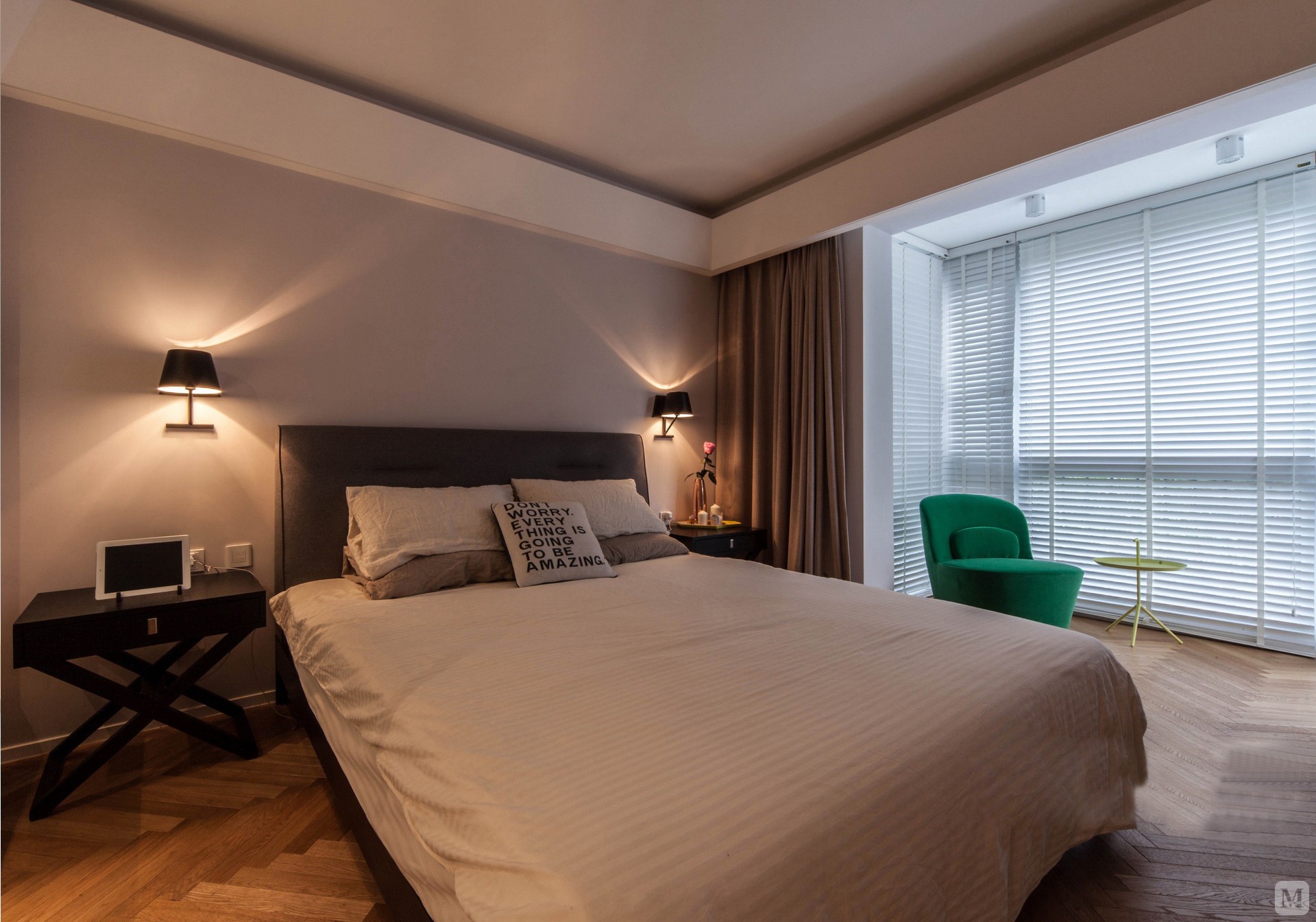 3万197㎡简欧复式装修七宝万科城市花园简欧设计