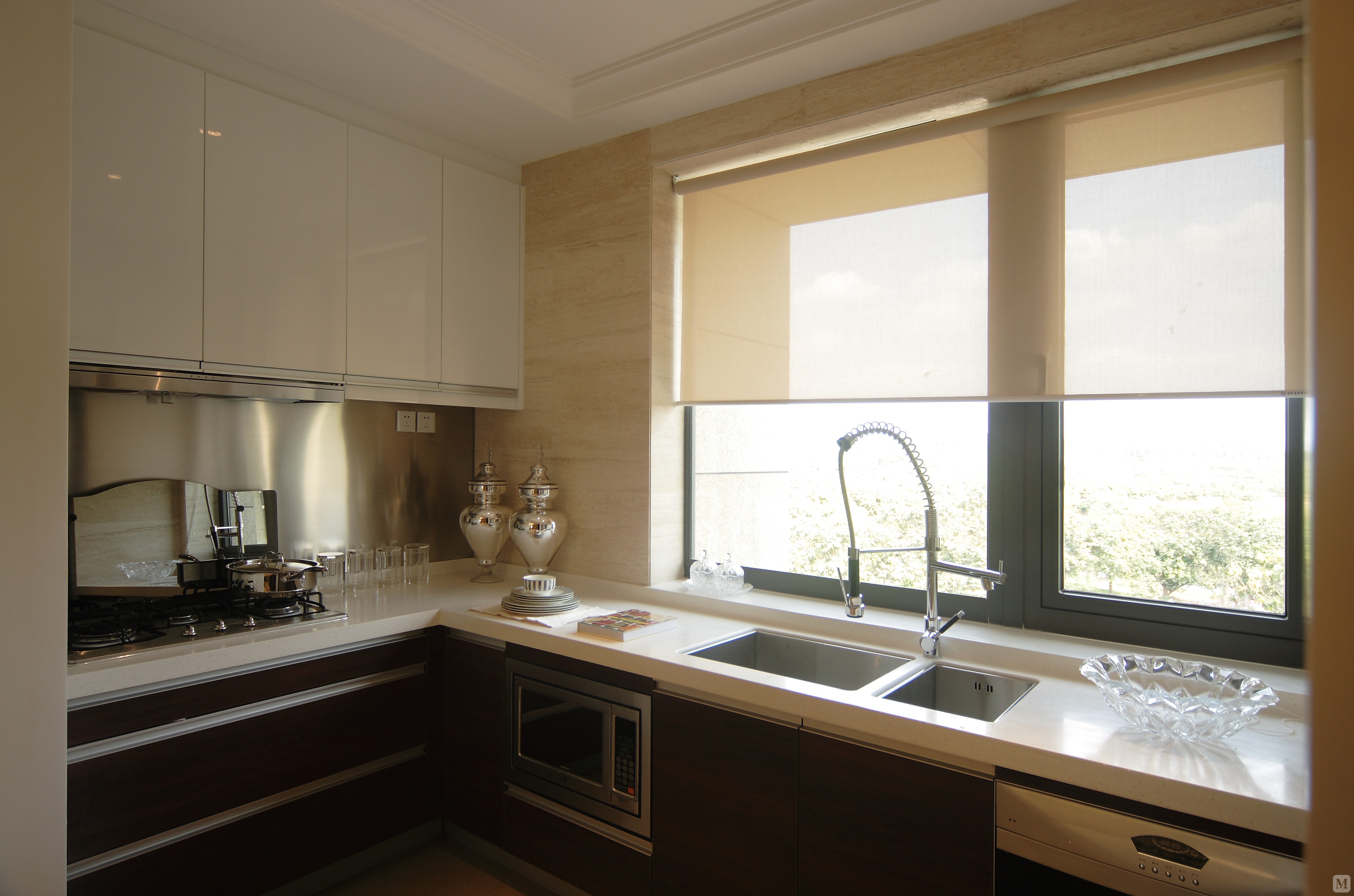 简欧厨房吊顶装修效果图