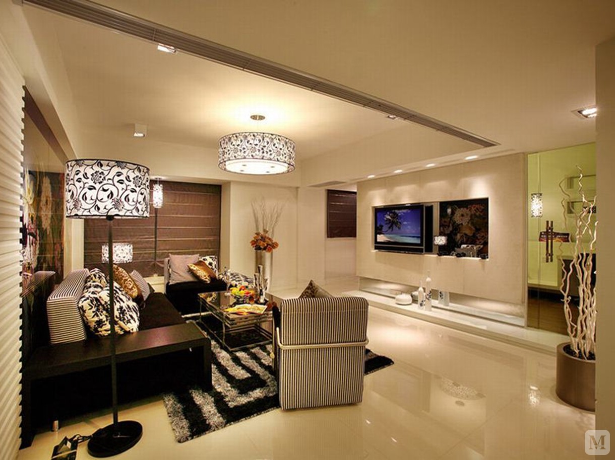 9万104㎡简约三房装修简约时尚三室一厅-红星美凯龙家装效果图