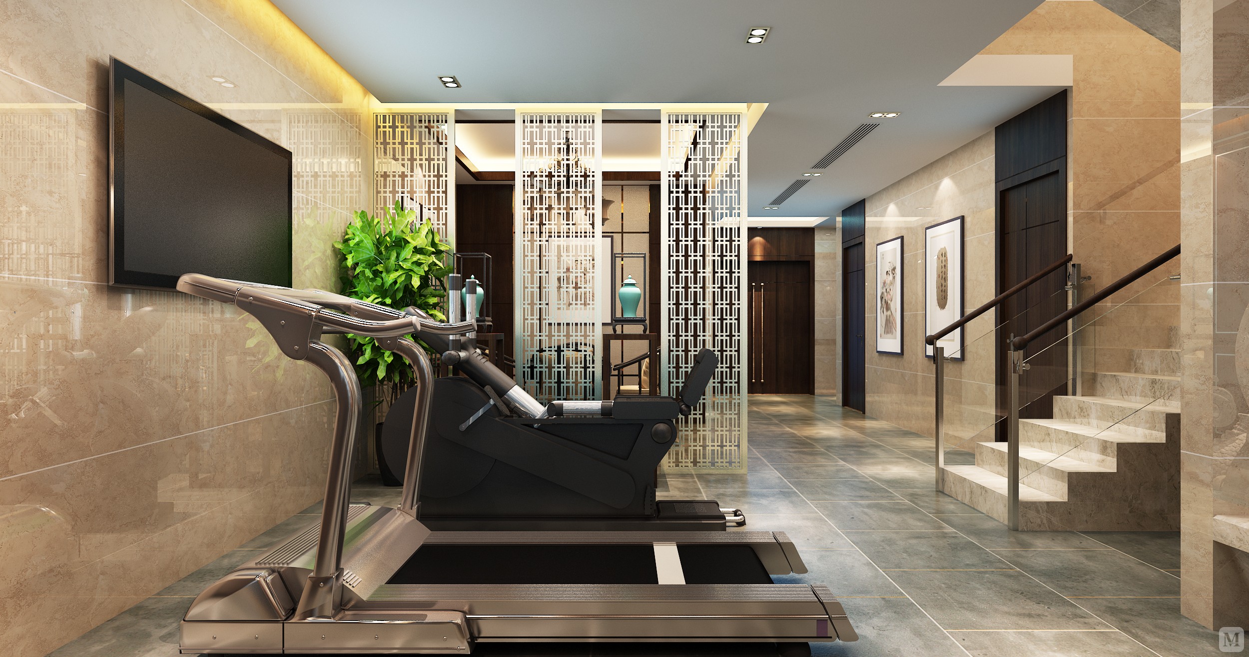 6万221㎡中式别墅装修越中式,越有品-这才是好的设计