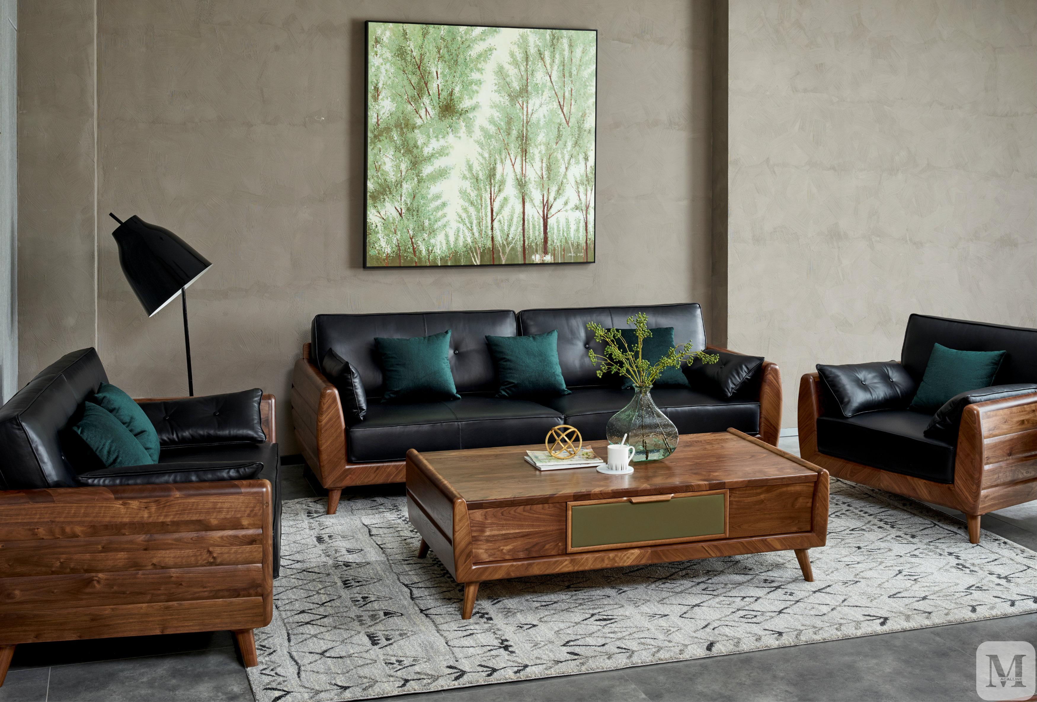 莫霞 四人位沙发 北欧风格 致简 1610