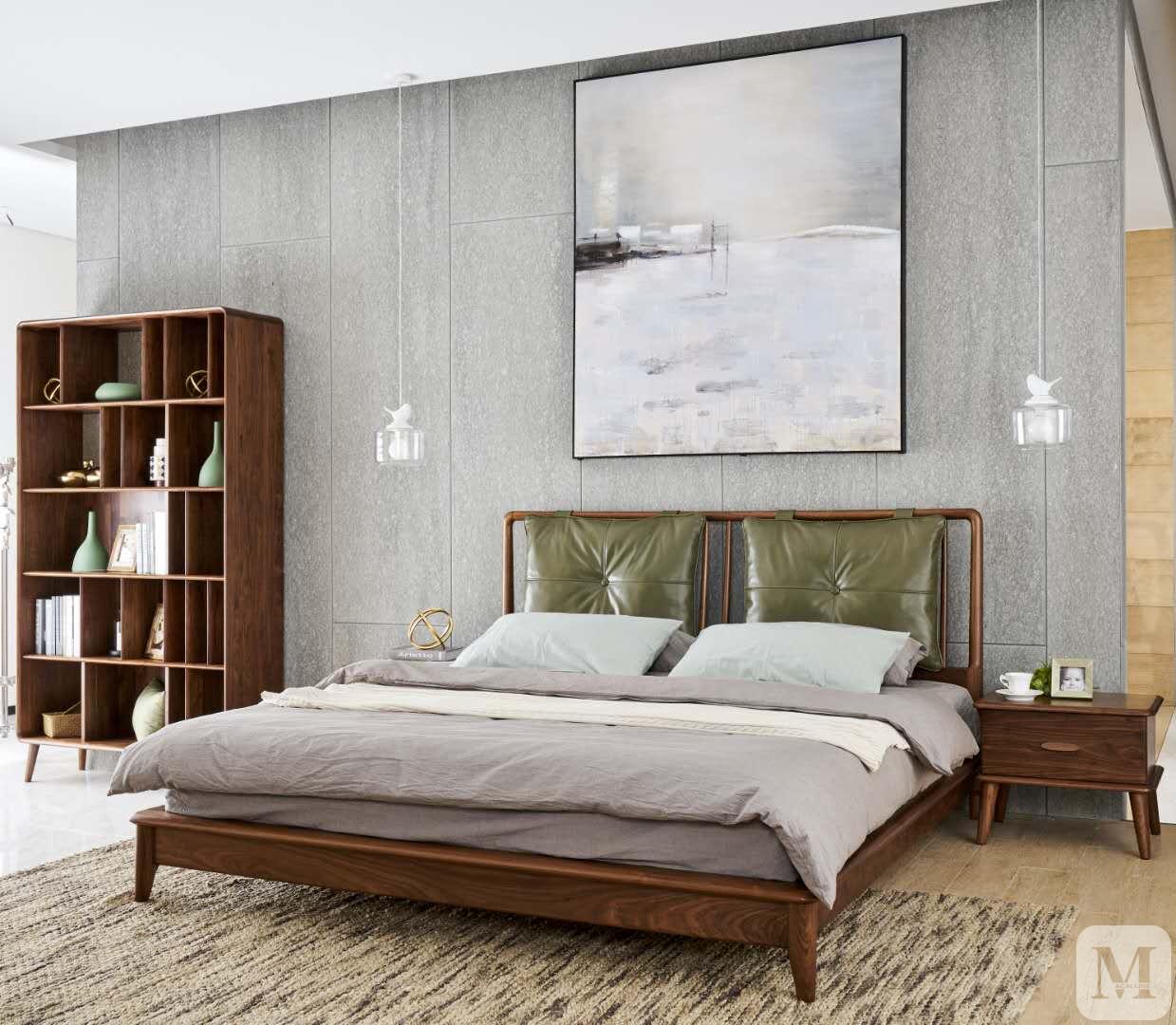 莫霞 床 北欧风格,简约时尚,线条优美