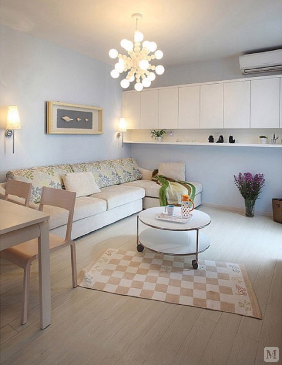 6万97㎡简约二房装修65平 现代简约两房两厅-红星美凯龙家装效果图