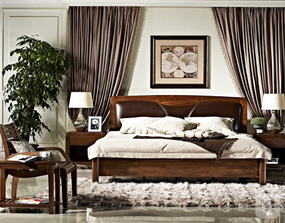 莫霞悦木黑胡桃家具