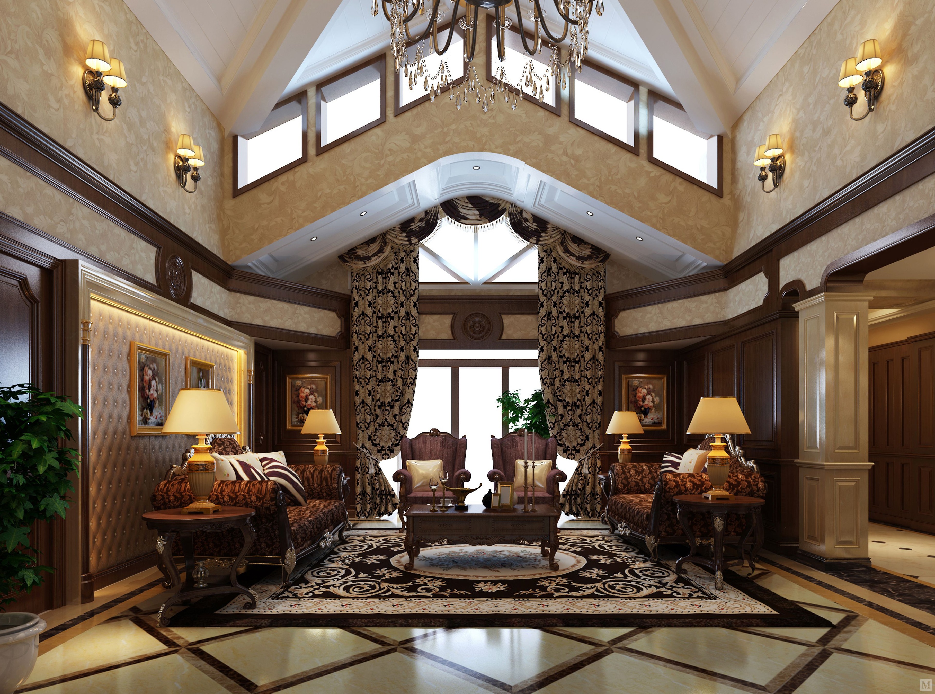 45.5万212㎡简欧别墅装修福建省泉州市南安英都自建房