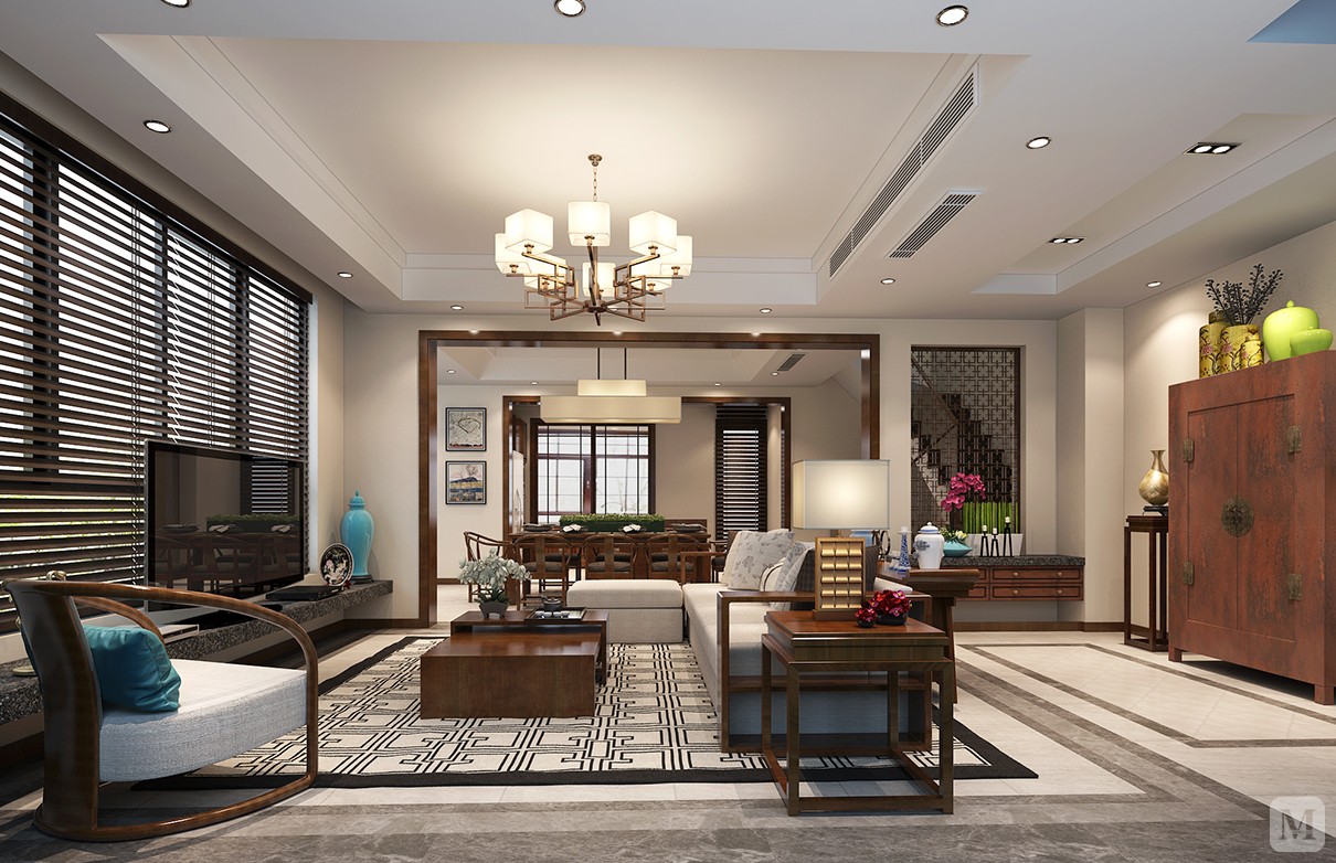 同样的房型,不同的风格和布局,将产生截然不同的效果.