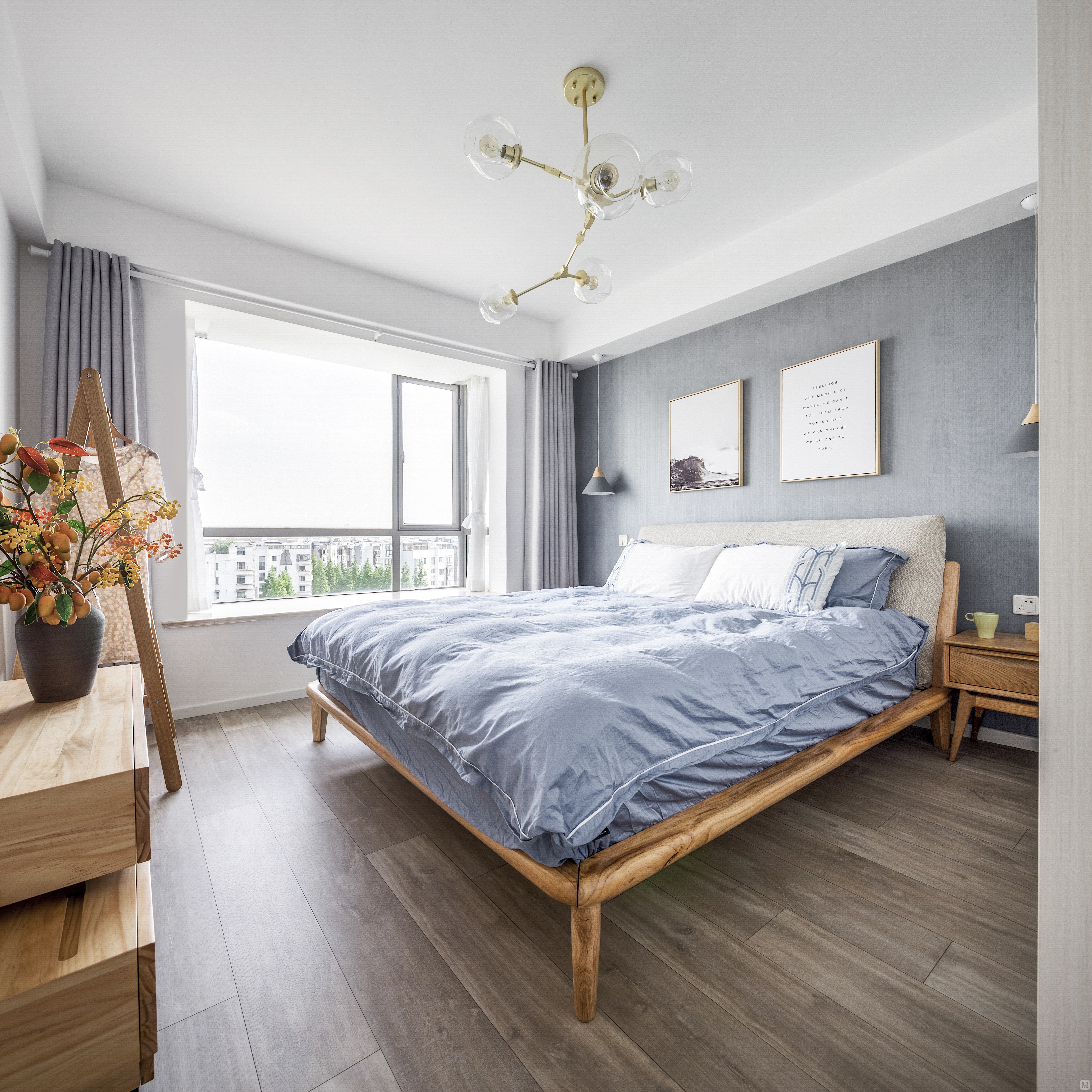 摩洛哥简约卧室窗帘装修效果图禅定人生