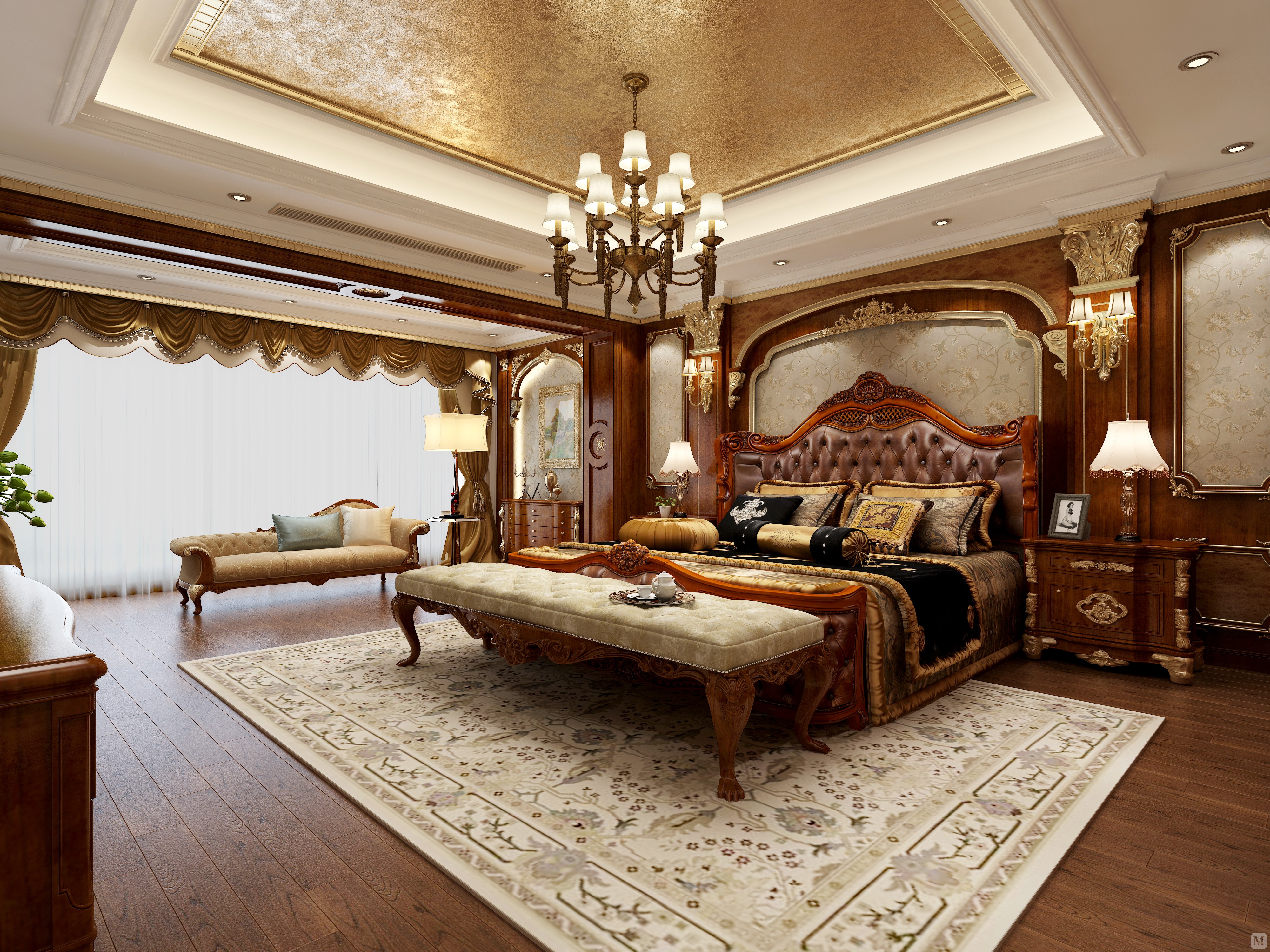 1万900㎡简欧别墅装修梦湖香郡独立别墅欧式设计风格