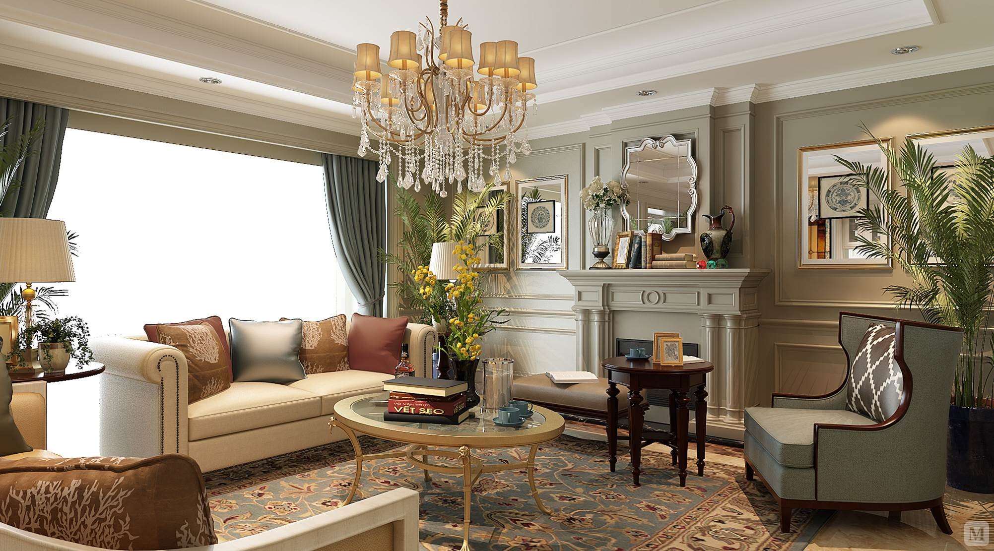 欧式室内设计&软装设计_简欧三房 设计装修案例图-上海红星美凯龙家装