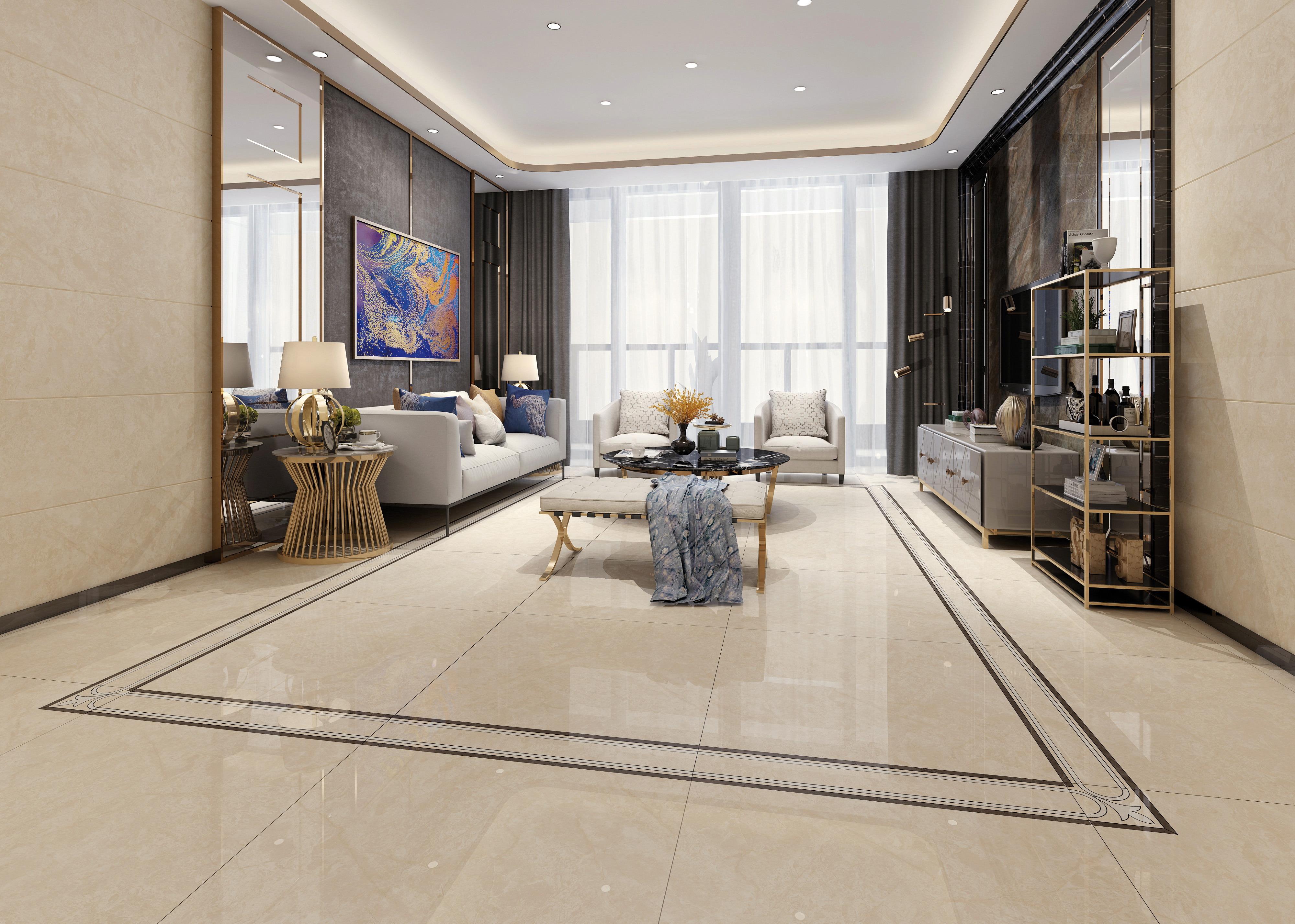 imola伊莫拉 墙地砖 伊朗米黄lsh8922as(10平方套餐)