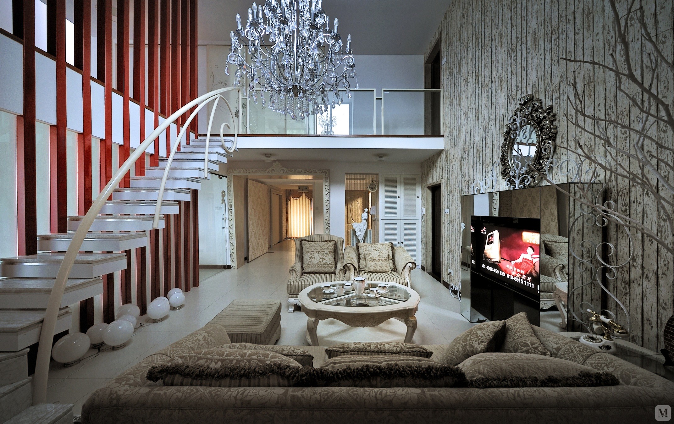 但原先欧式风格不但的典雅依然被保留了下来