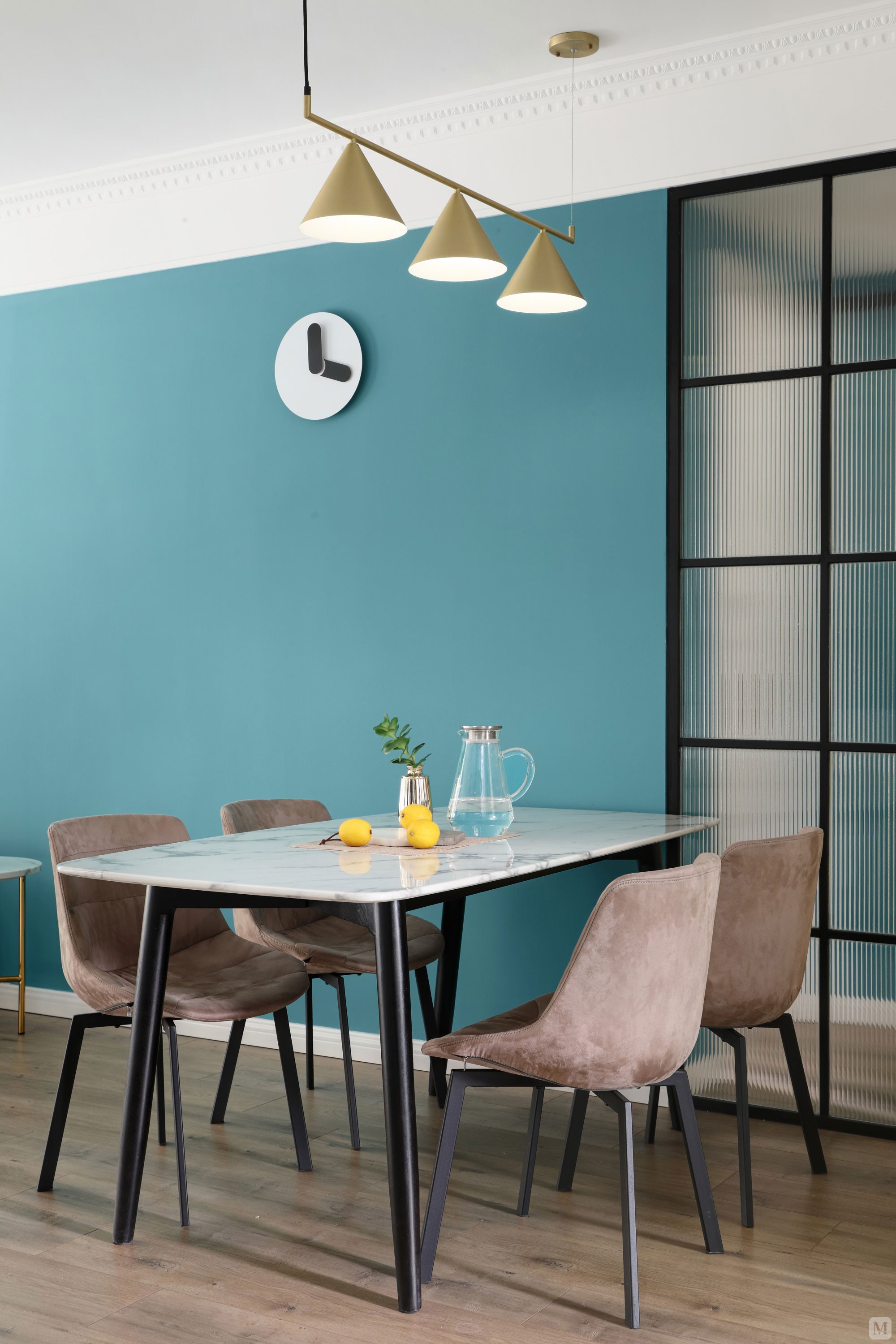 简约餐厅背景墙装修效果图-红星美凯龙家装效果图