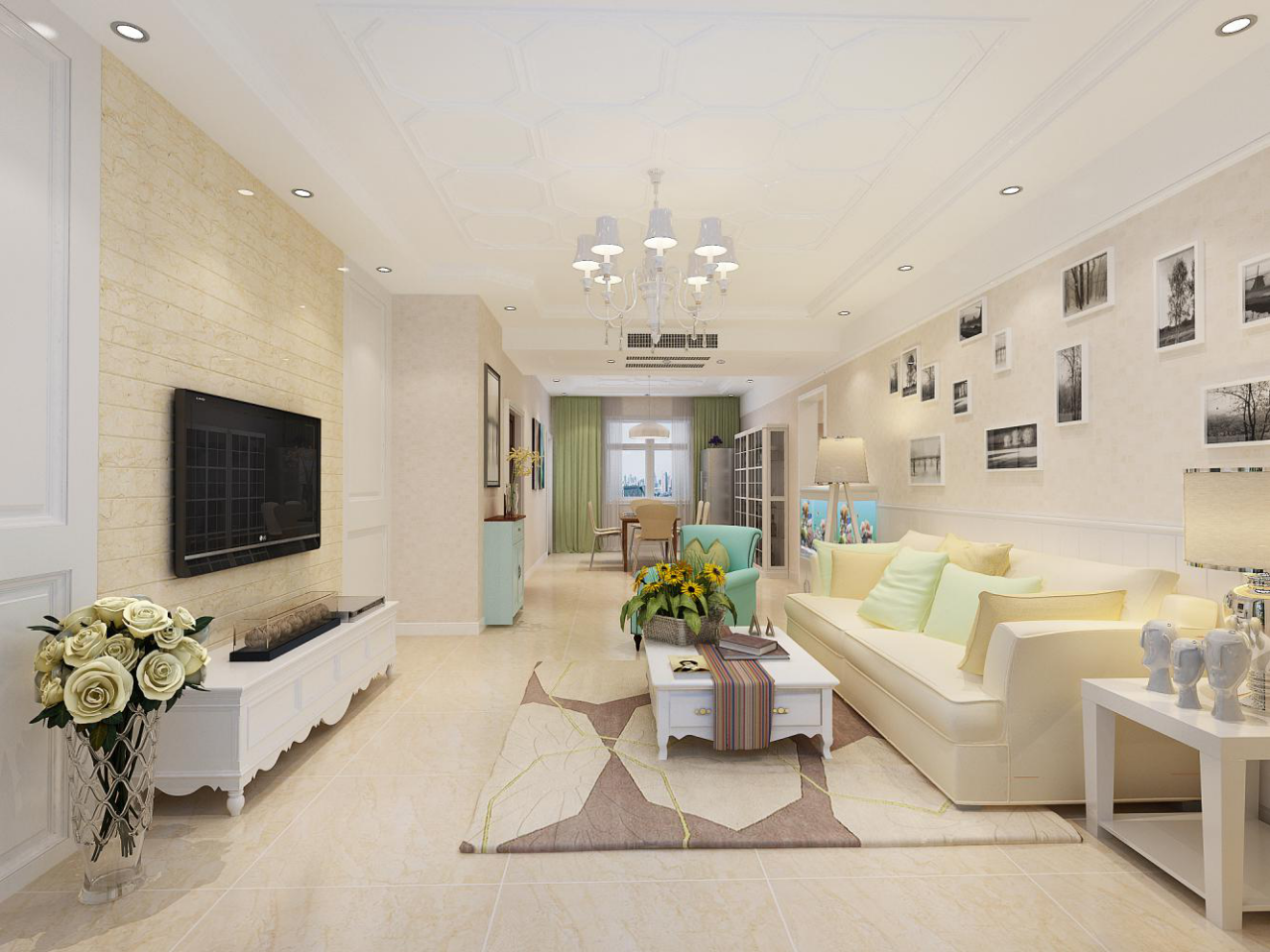 八里庄简约三居住宅装饰