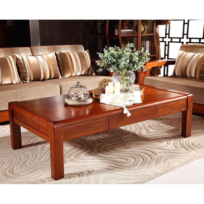 莫霞 112长茶几 实木茶几 悦木