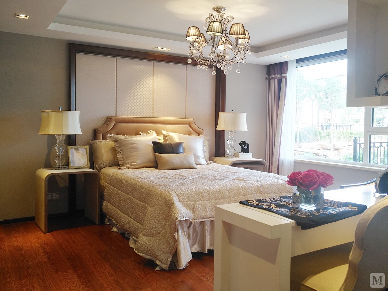 9万148㎡简约三房装修金茂府148平样板间实景·简约