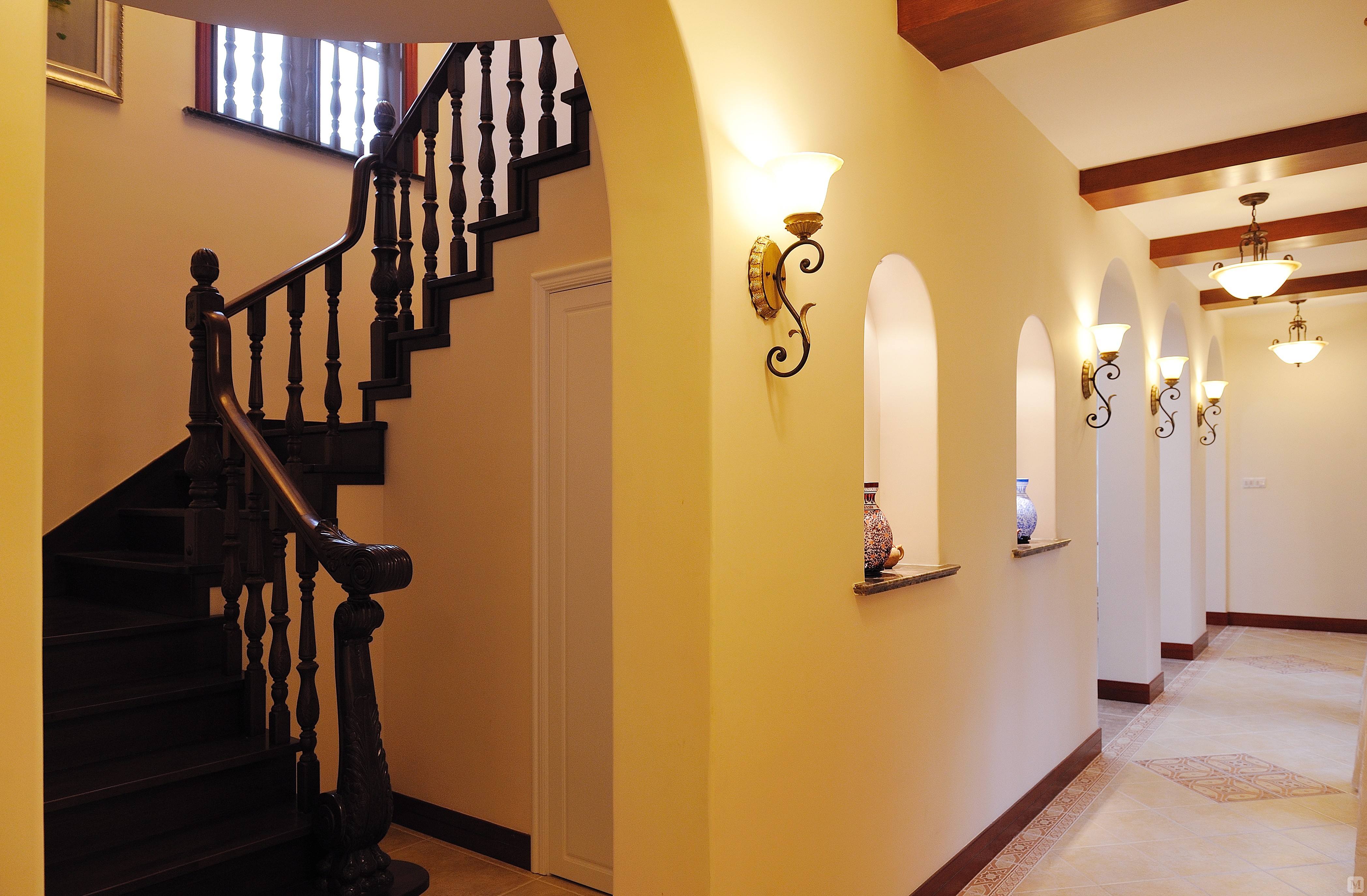 80.3万389㎡美式四房装修圣得恒业-美式南加州风格