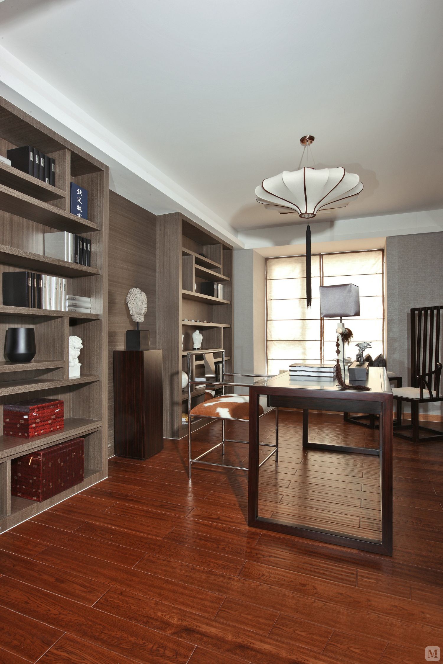 4万157㎡中式三房装修惠风名都新中式风格