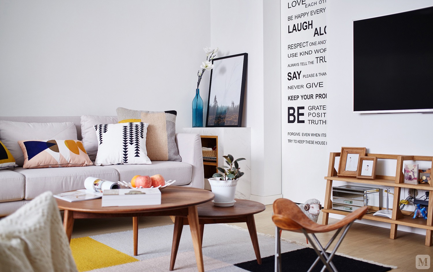 19.3万90㎡简欧三房装修新湖明珠城90㎡简欧风-红星美凯龙家装效果图