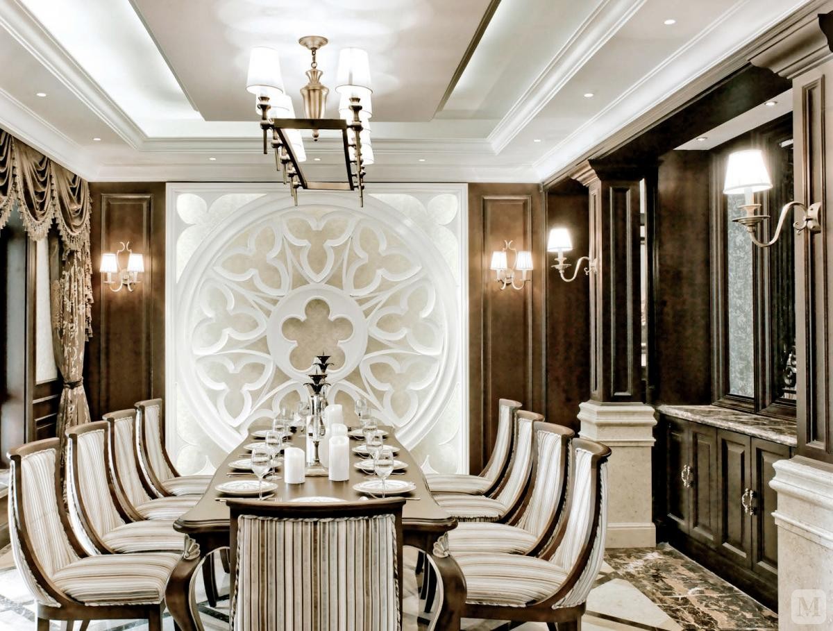 9万530㎡新古典四房装修英伦情调欧式古典-红星美凯龙家装效果图