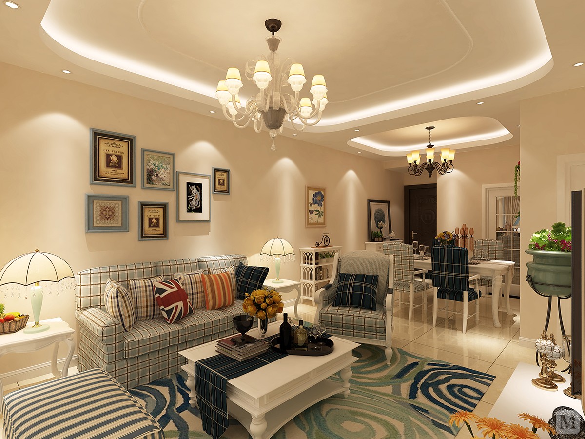 28.5万133㎡简欧四房装修惠邦国际-简欧风格