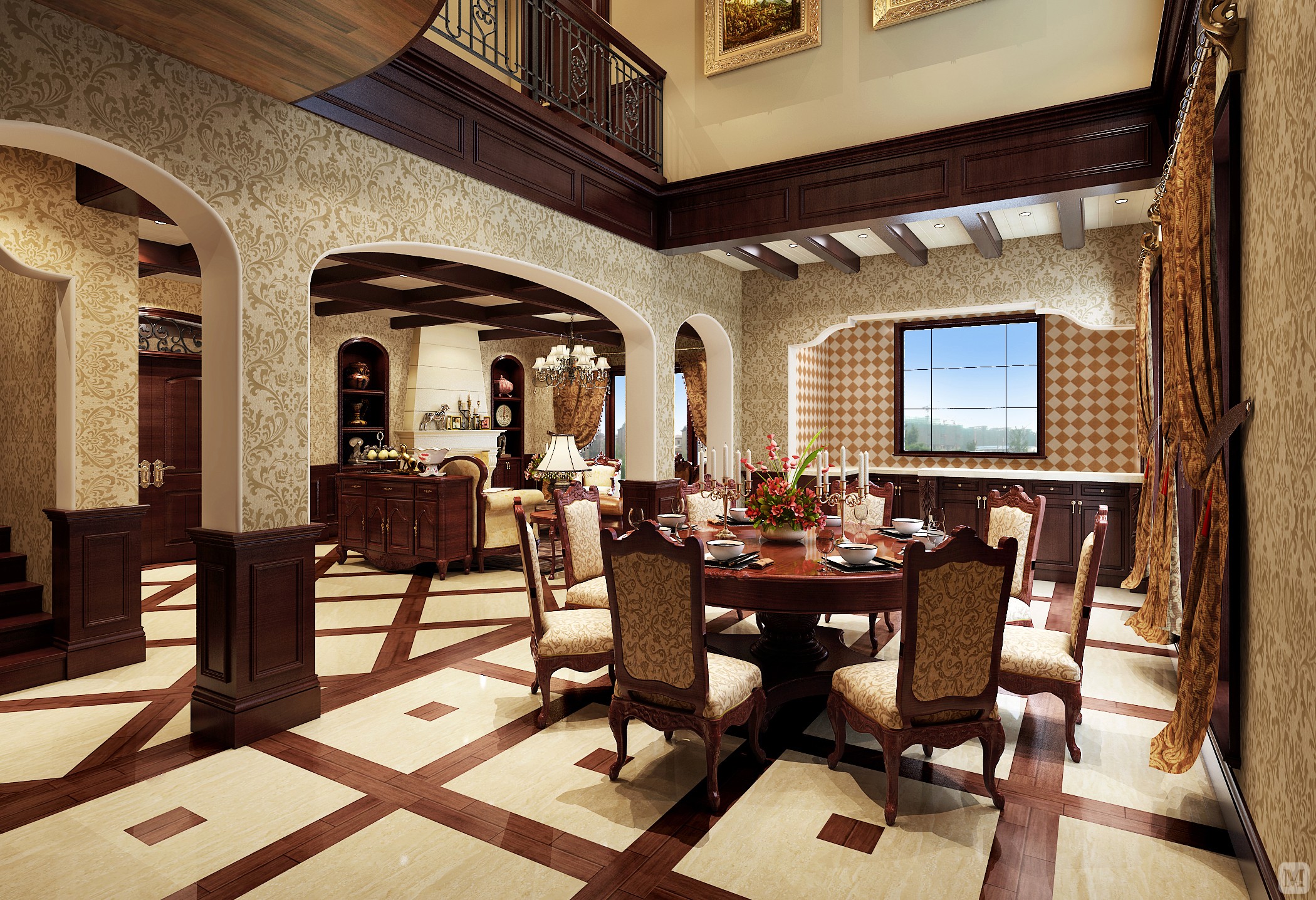 美式风格以随意舒适又兼具欧式的富丽堂皇的结合,展现出独特的魅力.