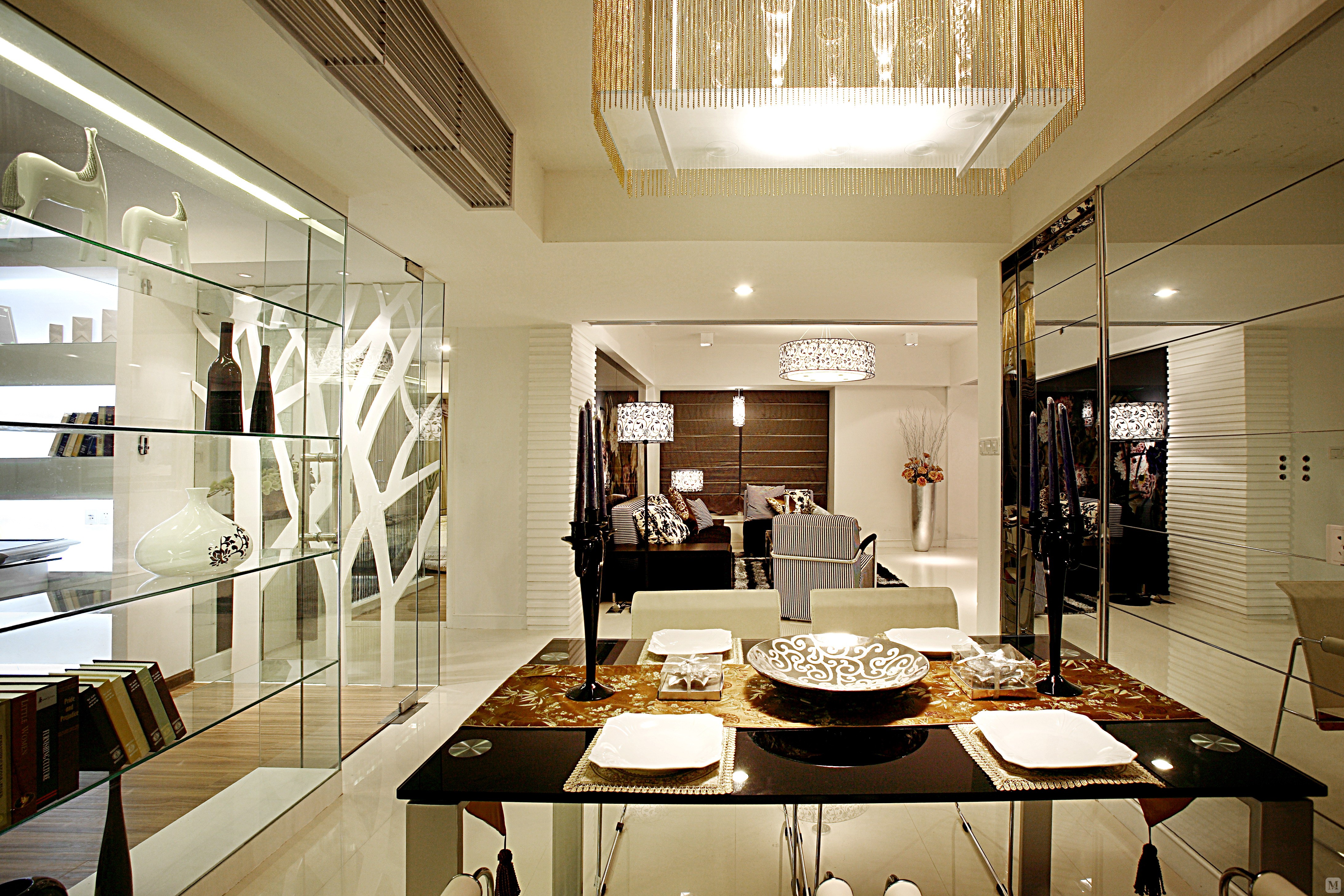 5万135㎡简约三房装修庐山大厦-现代风设计