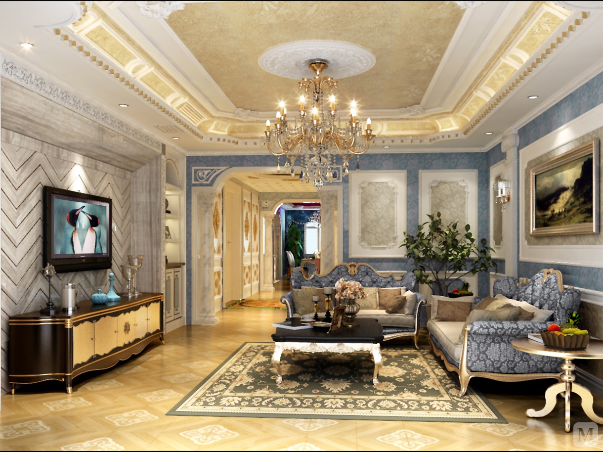 本案是高端平层公寓,设计风格为古典欧式,并融入法式的精致和尊贵,但