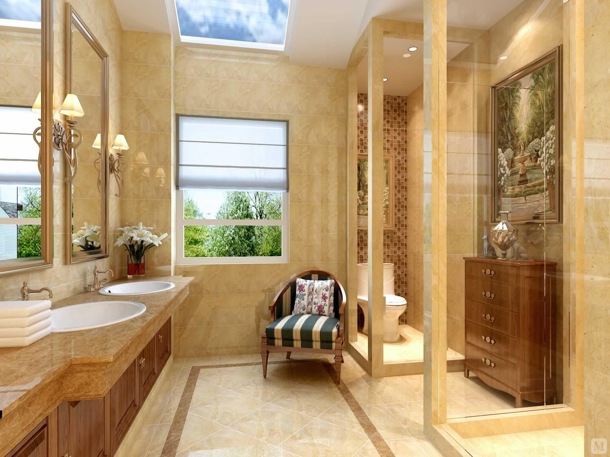 7万255㎡简欧别墅装修内厝自建房-欧式风格