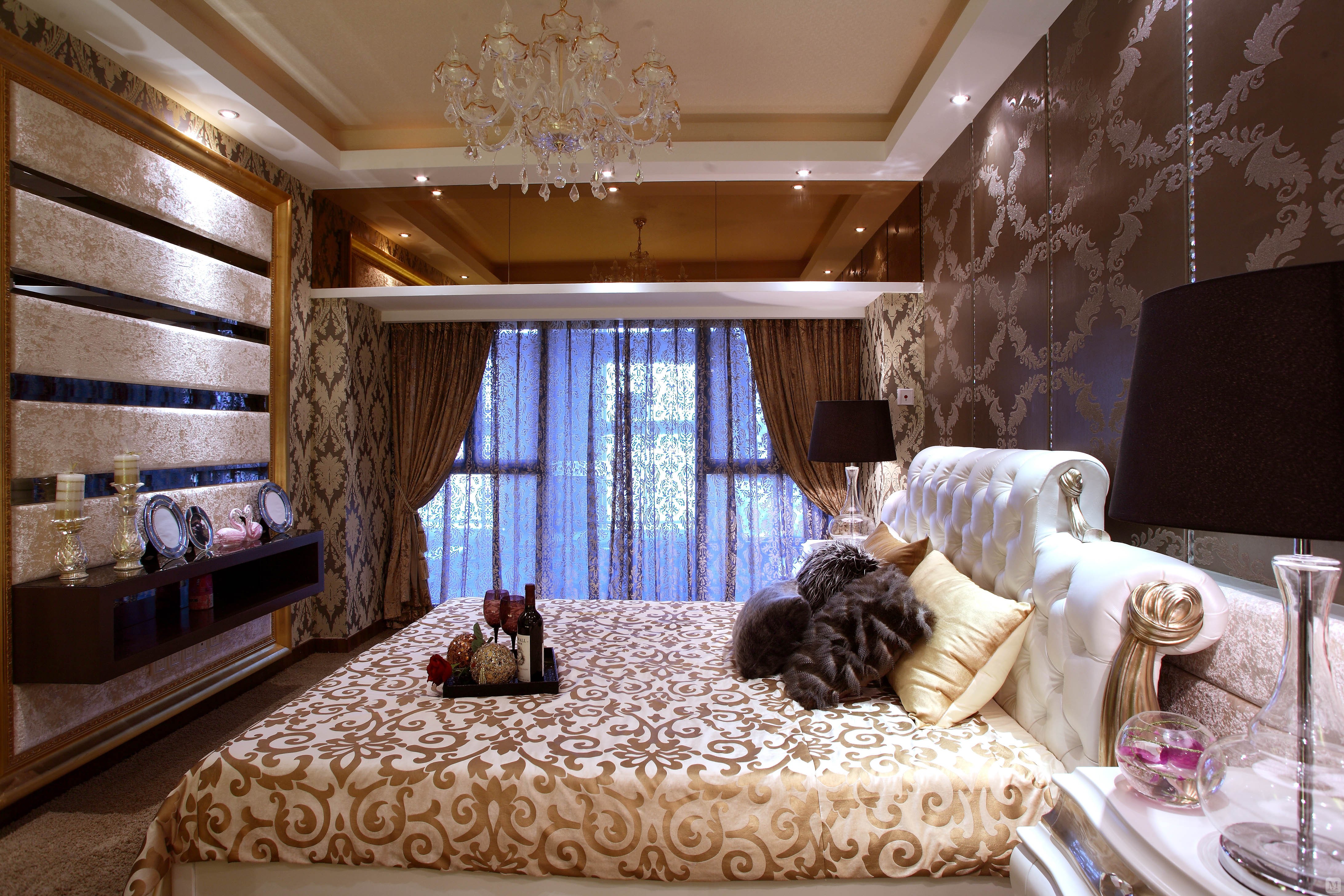 9万166㎡新古典四房装修融入时尚元素的家居风格