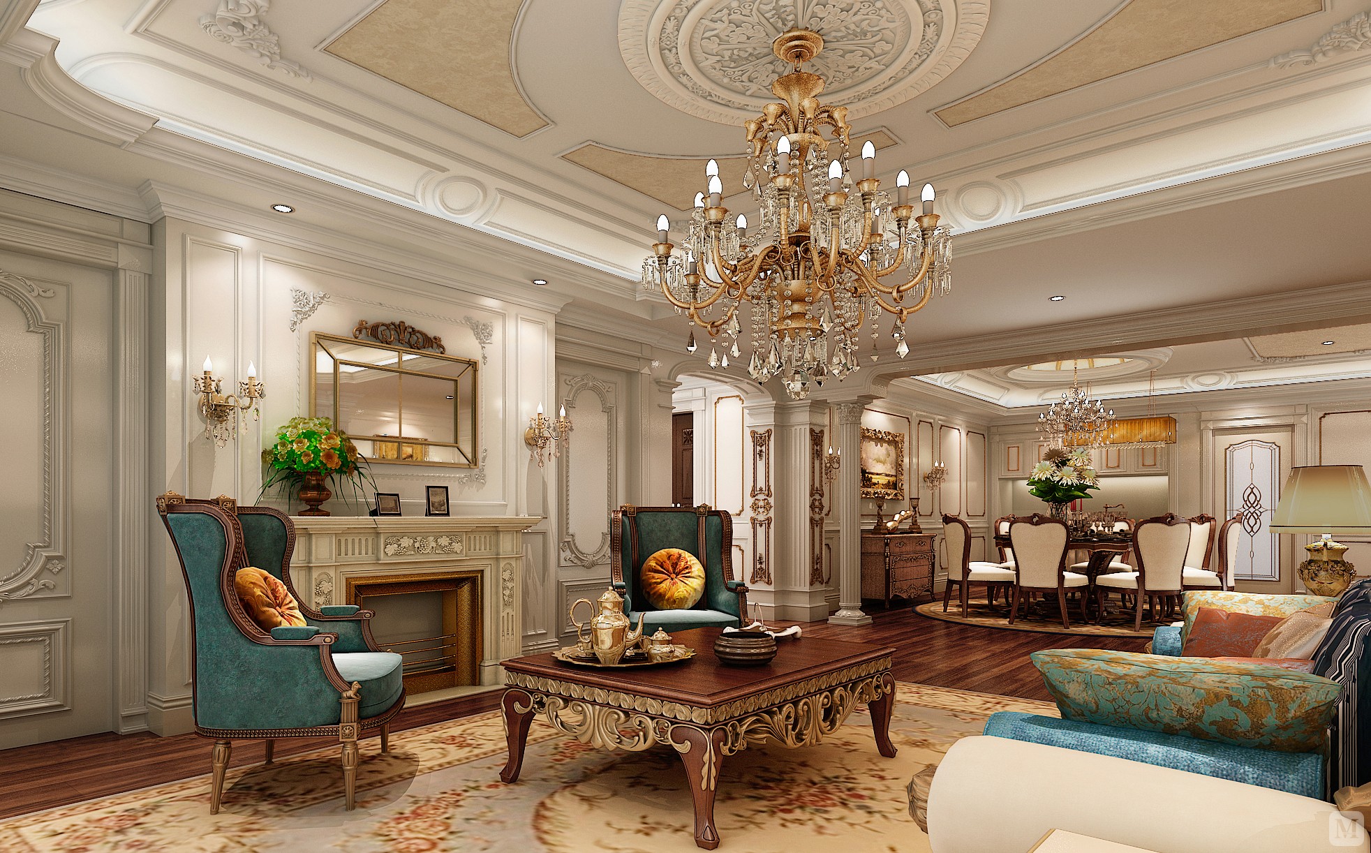 8万218㎡简欧复式装修松江阳光花园欧式设计