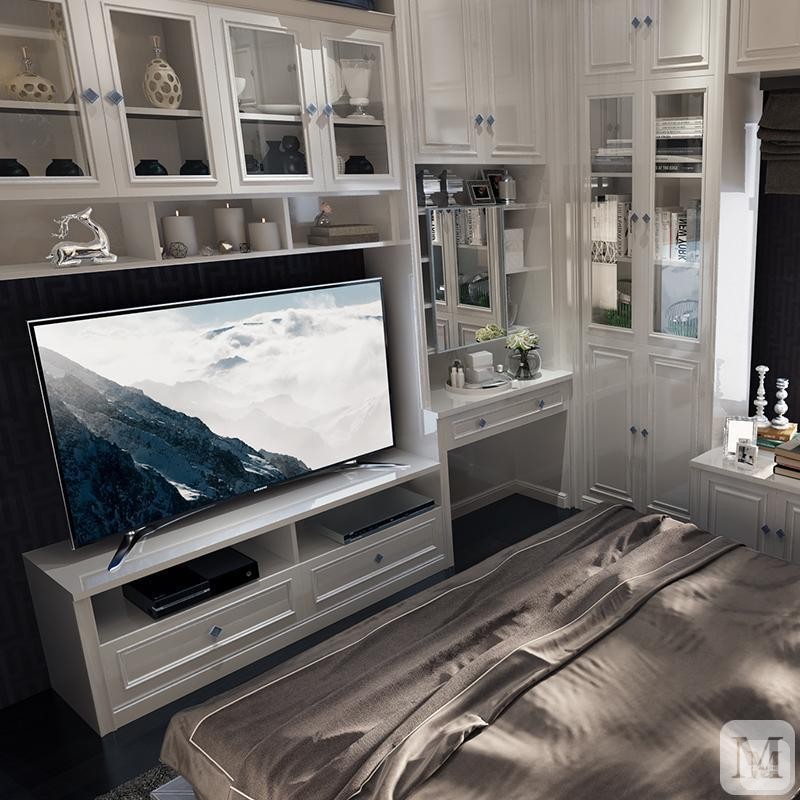 宜科 开门 珐琅白主卧衣柜 ike-fl