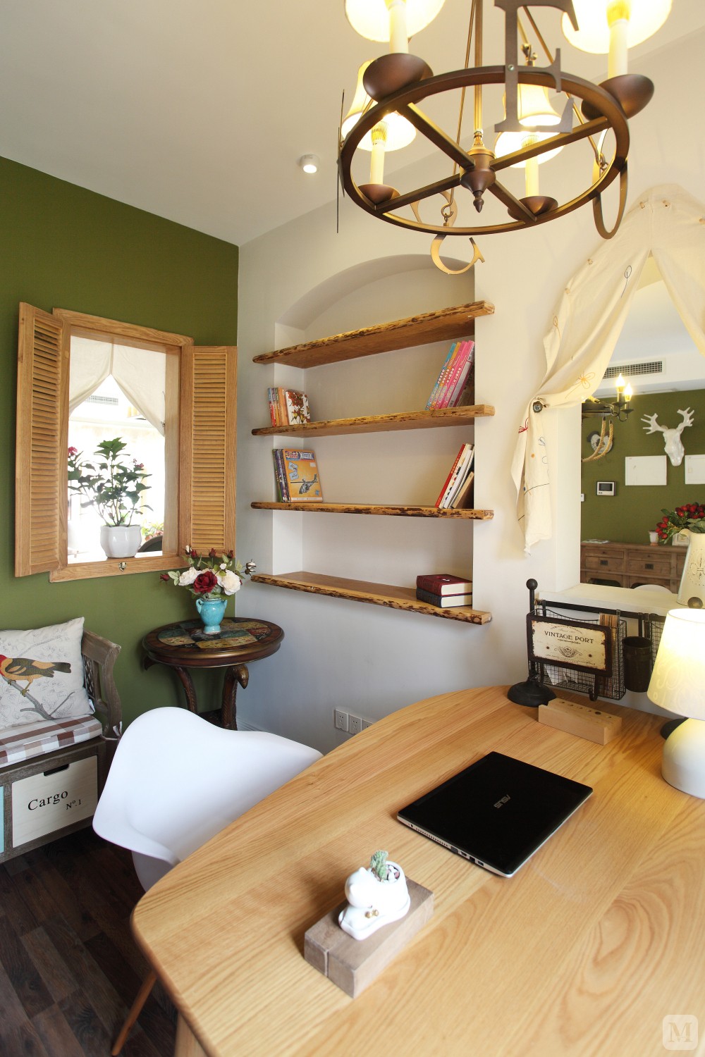 混搭书房吊顶装修效果图