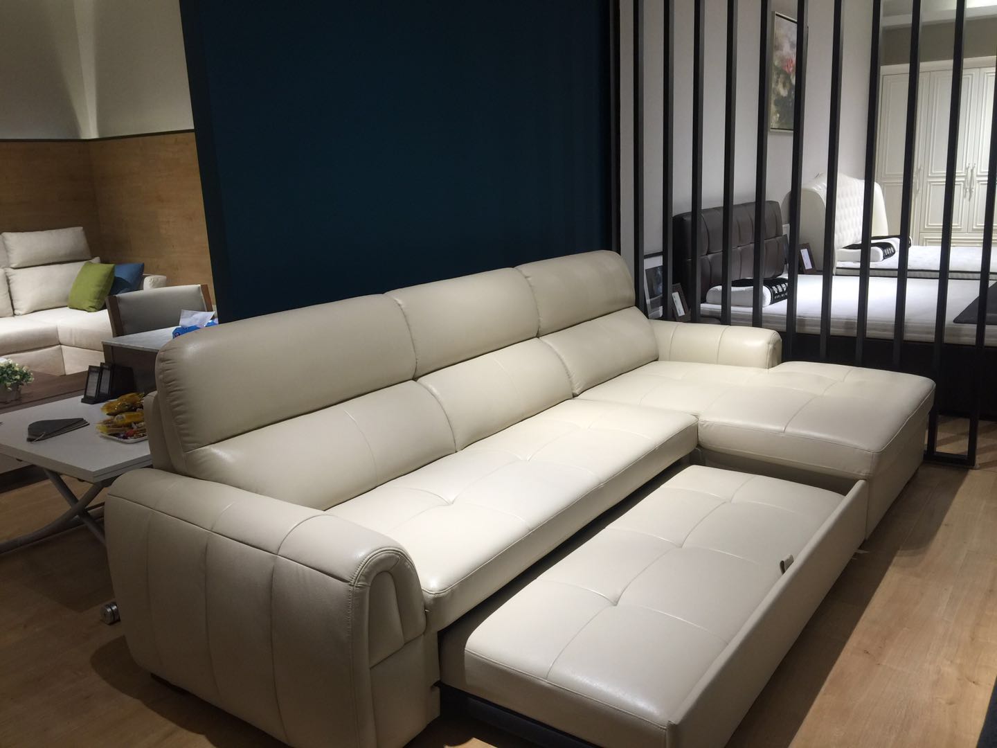 古奇依诺新款皮沙发床沙发床xkp