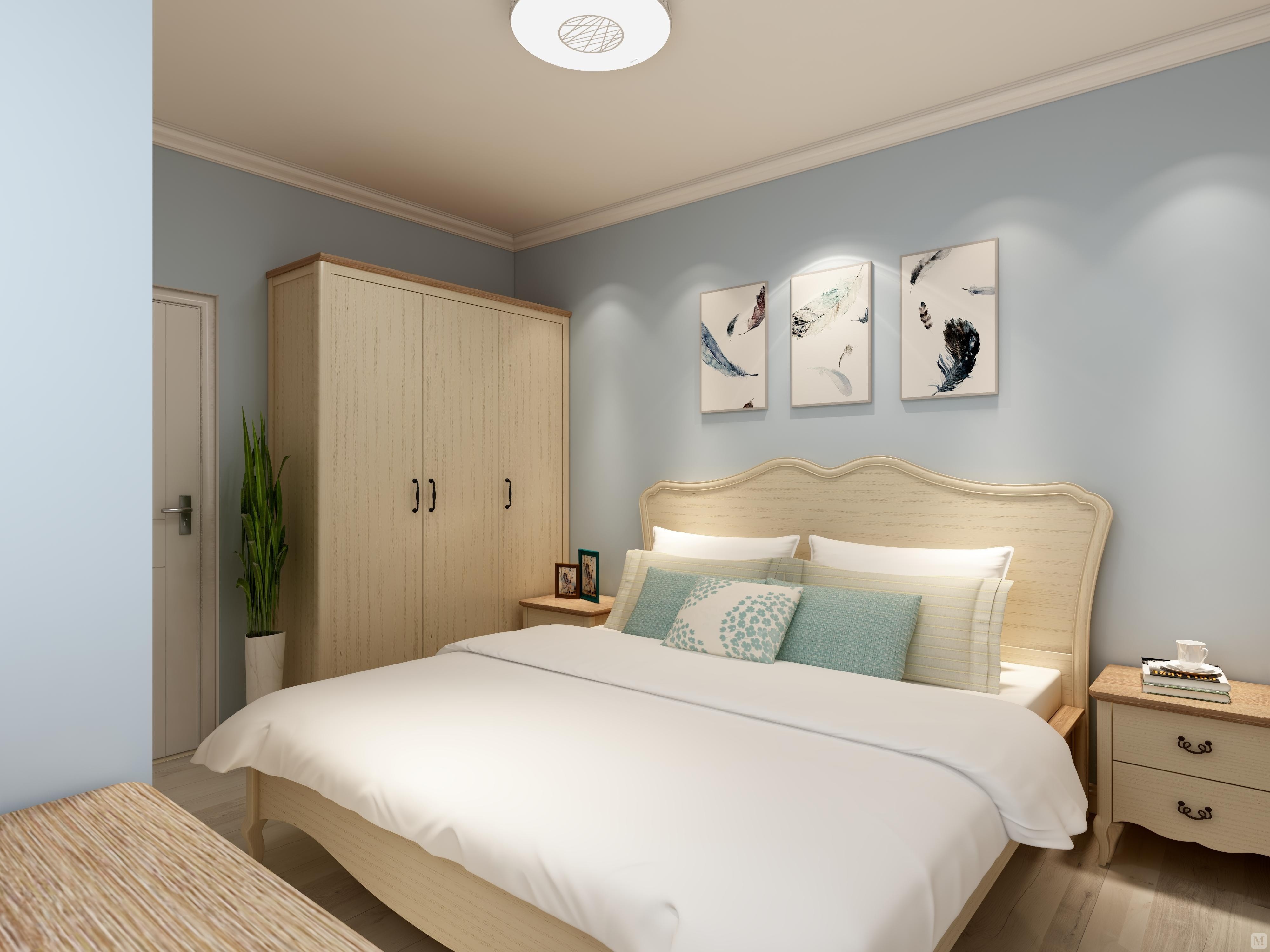 1万94㎡简约二房装修回龙观新村的回迁美-红星美凯龙家装效果图