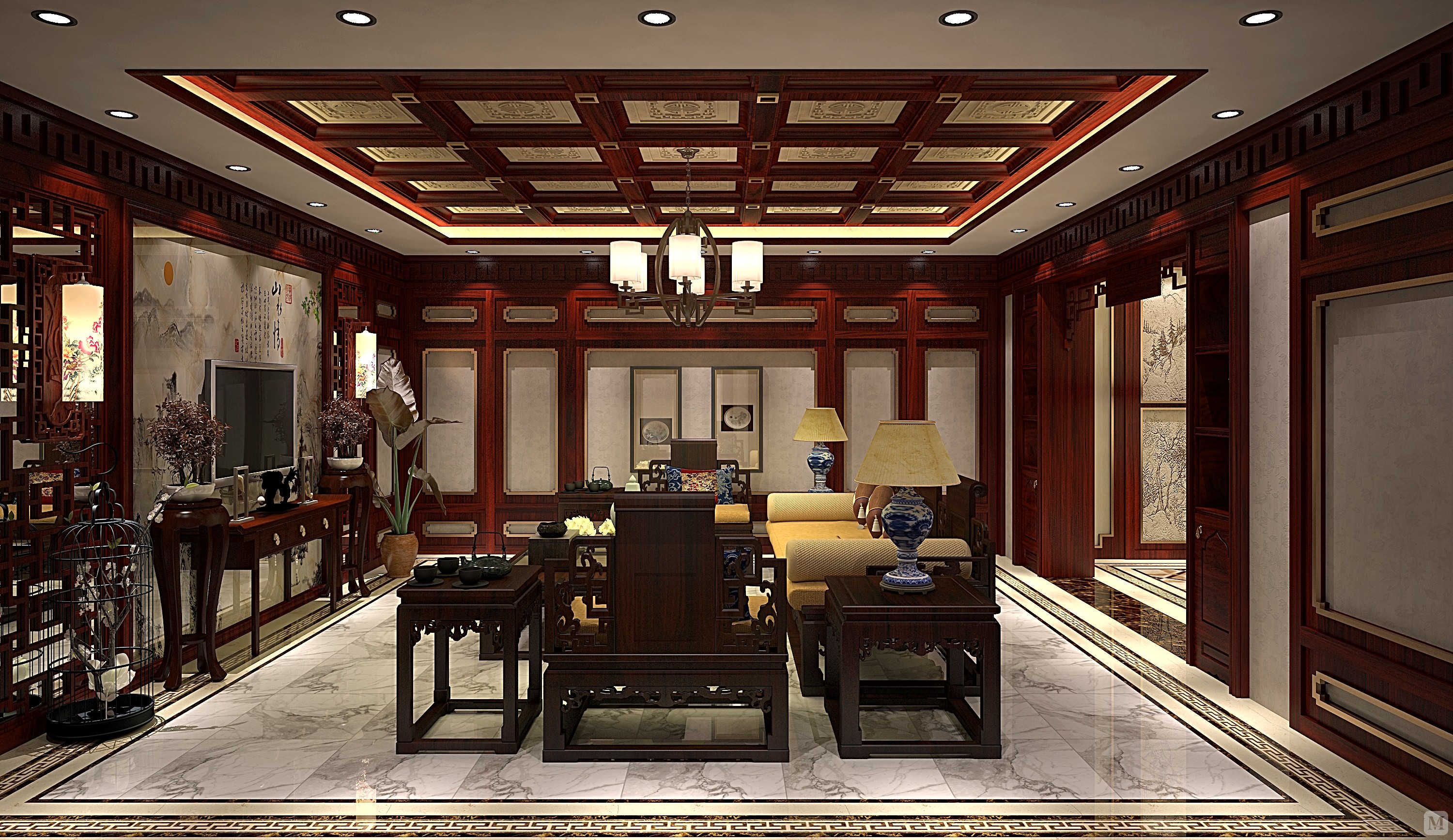 传统与现代建筑元素的融合,写意全新居住方式,新中式建筑就是中式建筑