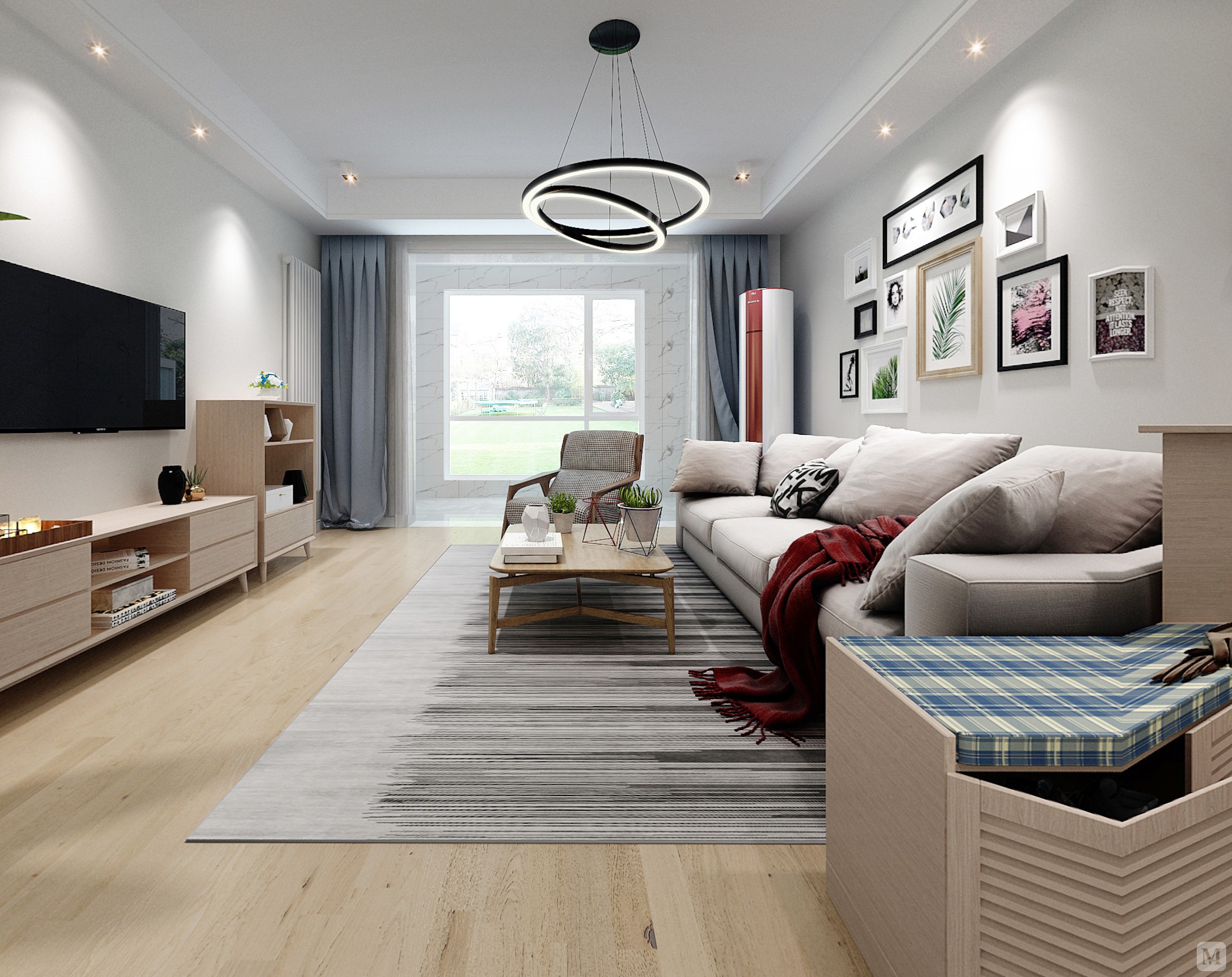 0万140㎡简欧四房装修智慧城140㎡北欧风格