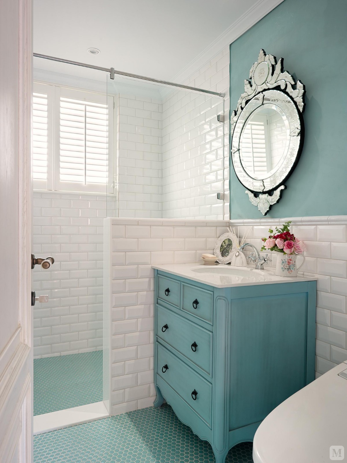 art deco卫生间储物柜装修效果图