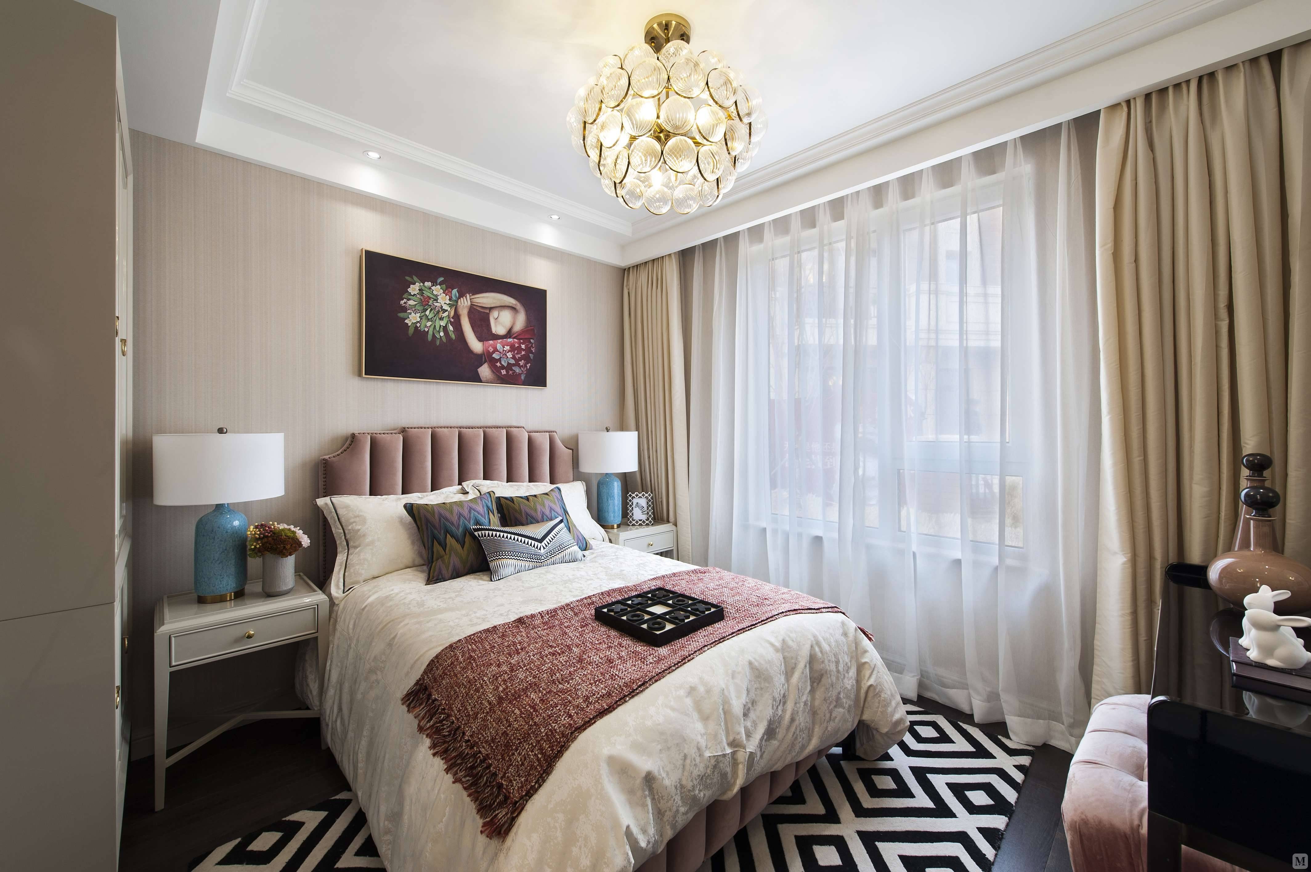 8万125㎡简欧三房装修英伦洋房 浪漫满屋