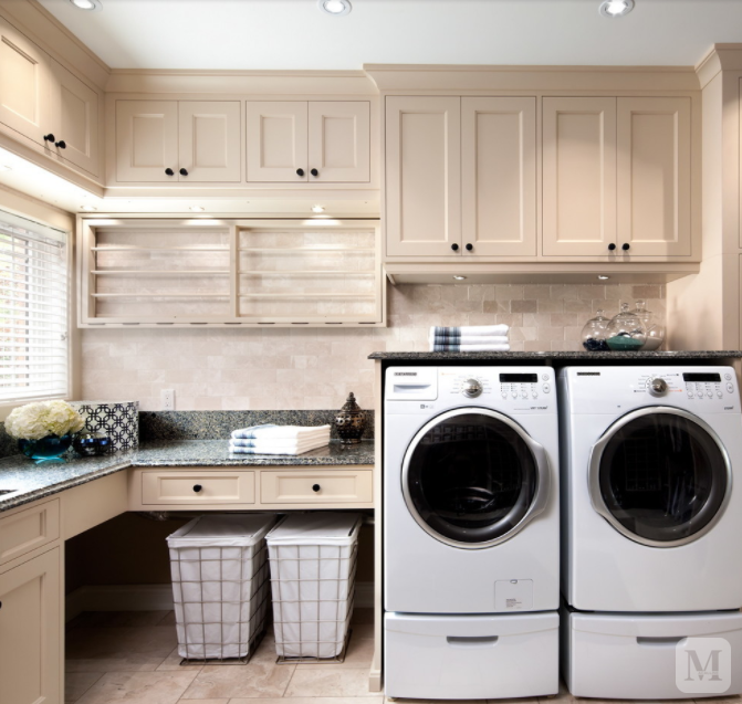 洗衣房装修效果图欣赏 在洗衣房的装修中这些问题一定要多加留意