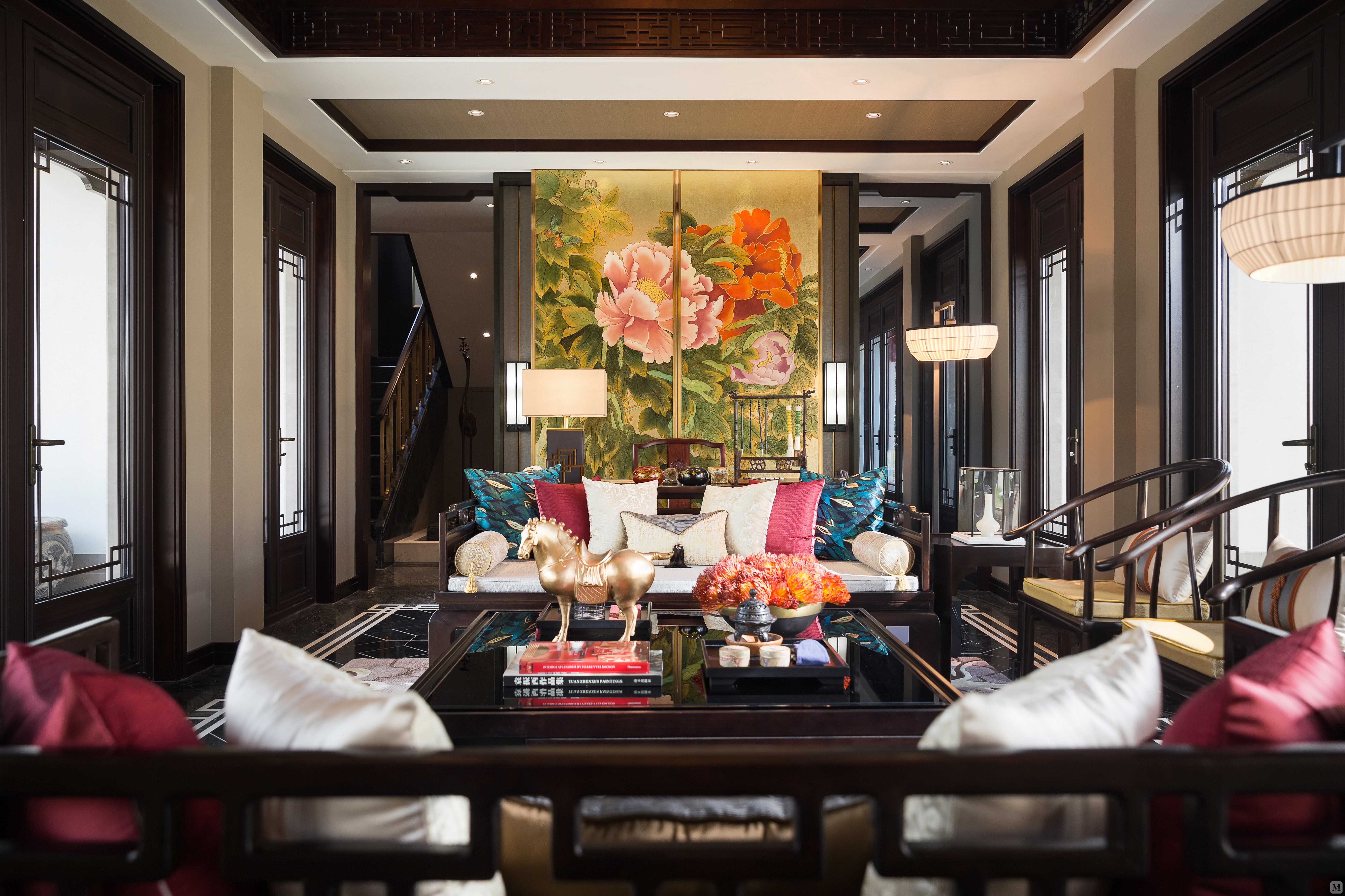 2万375㎡新古典别墅装修凤栖61牡丹-红星美凯龙家装效果图